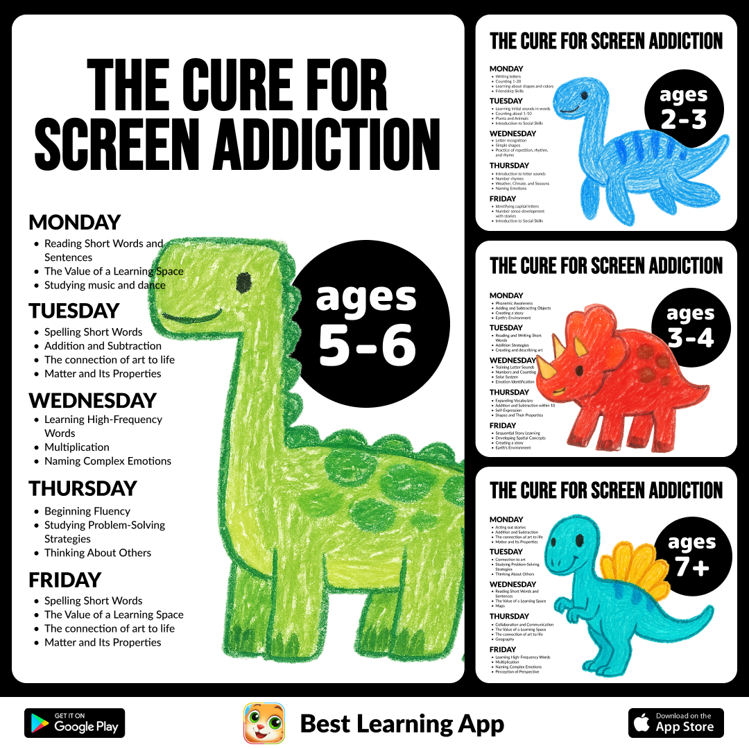 Kids Education - Alphabet, Numbers & More Facebook ad