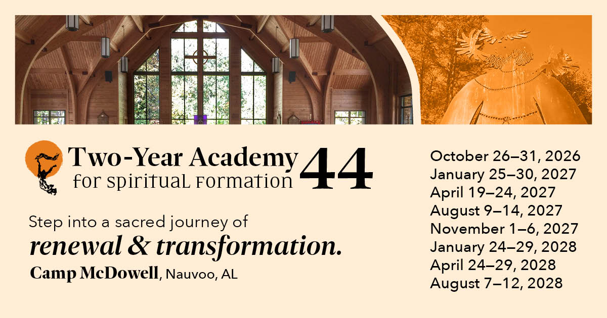 The Upper Room Academy for Spiritual Formation Facebook ad: The 44th Two-Year Academy for Spiritual Formation