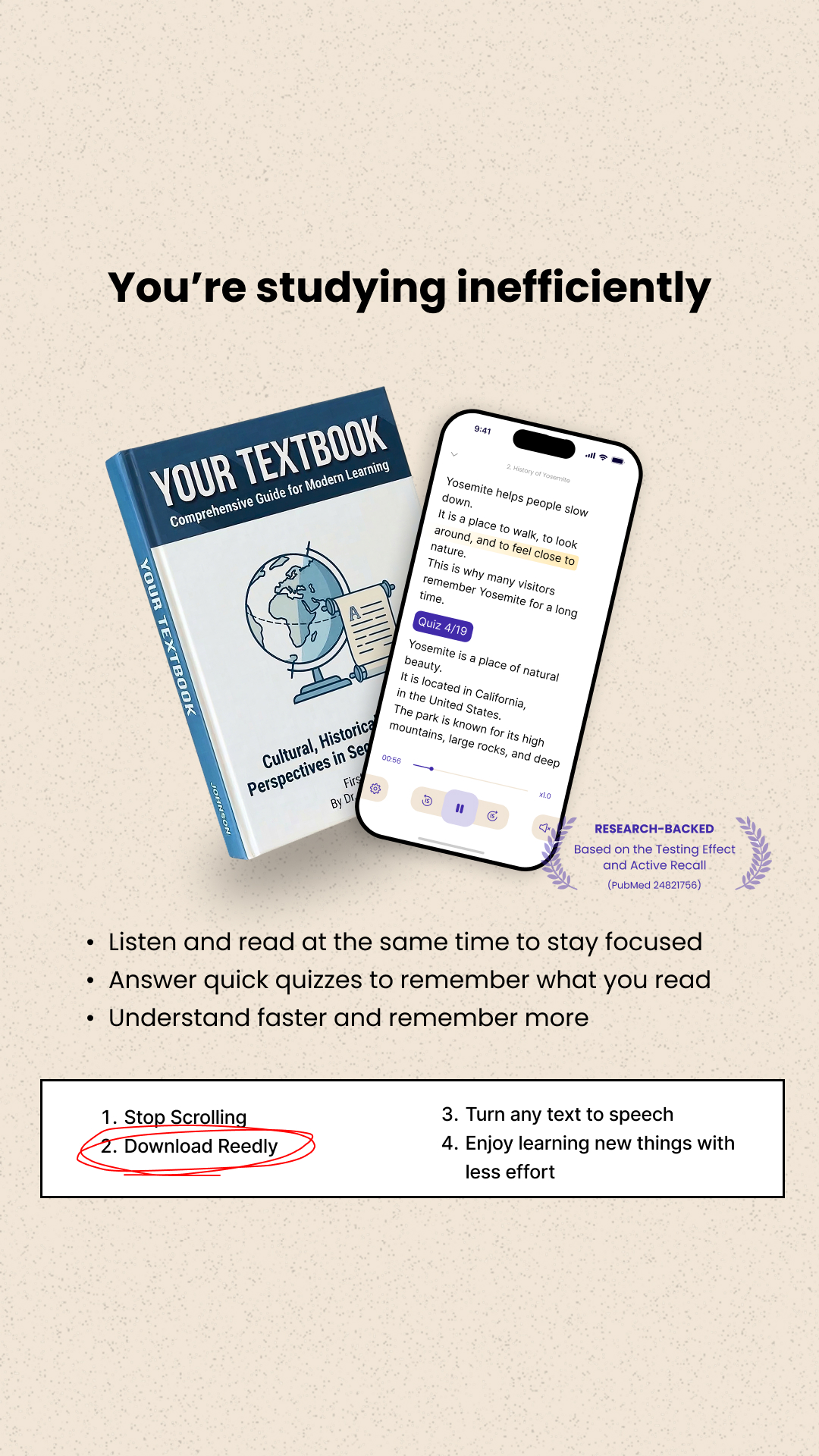 Reedle Facebook ad from Mar 16, 2026