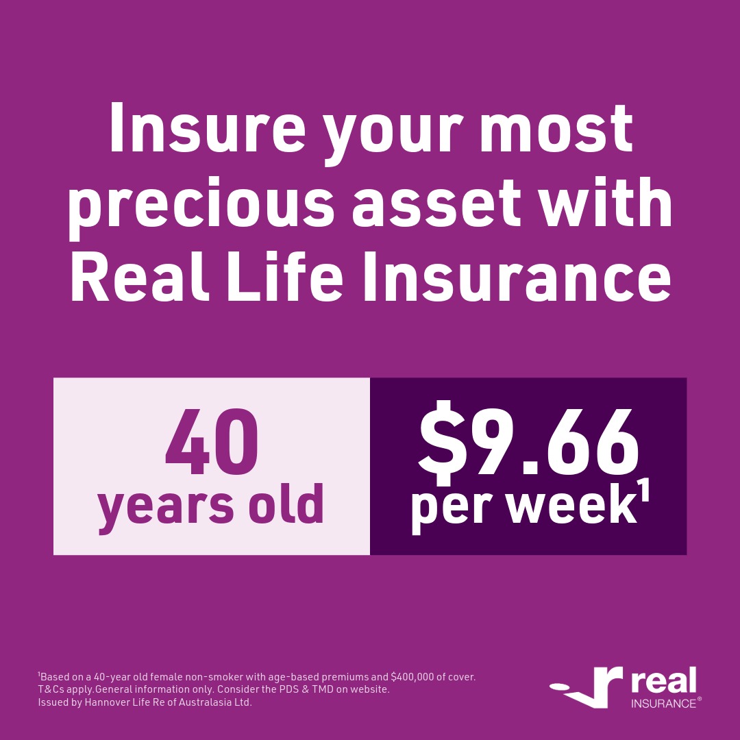 Real Insurance Facebook ad