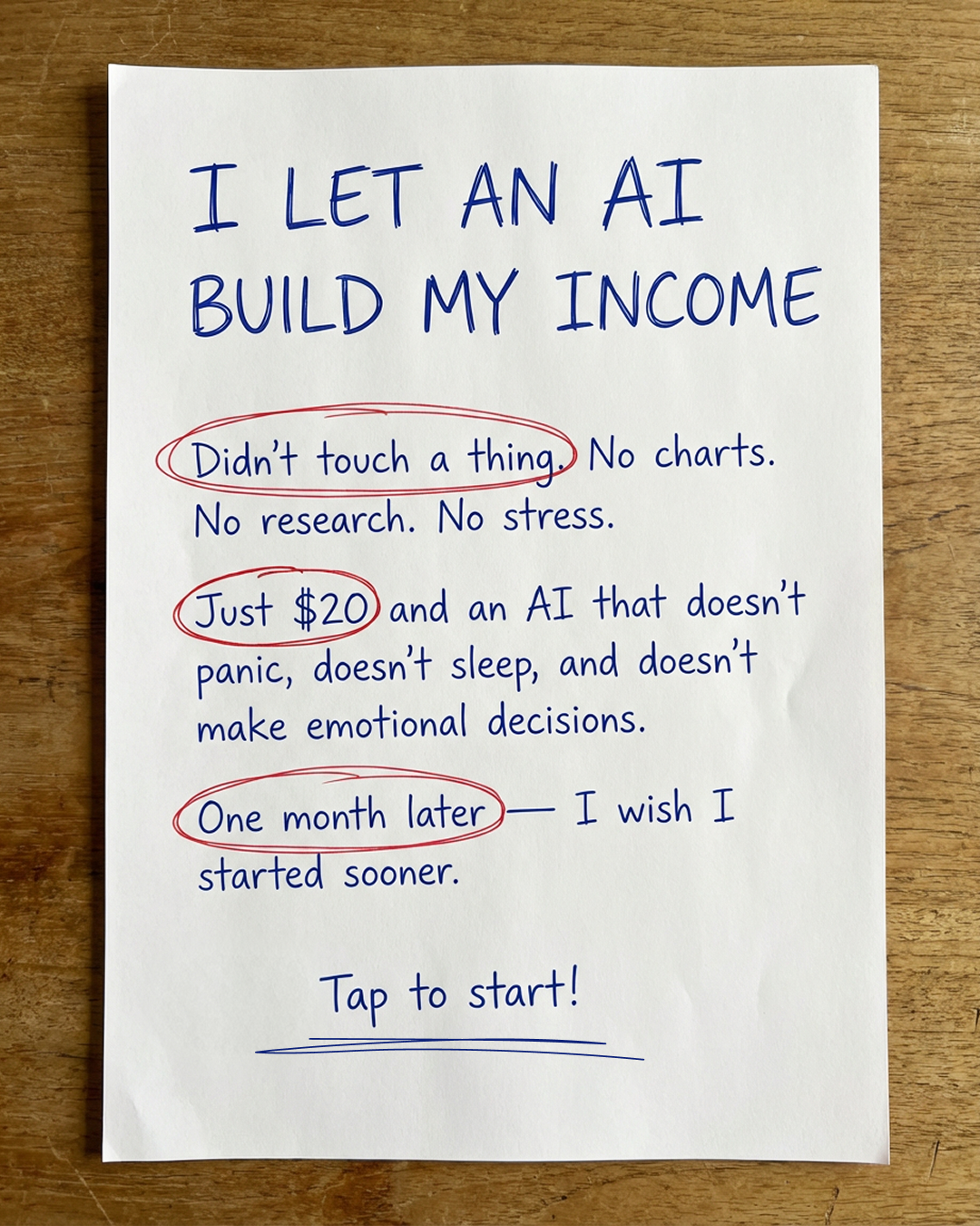 Practical AI Facebook ad