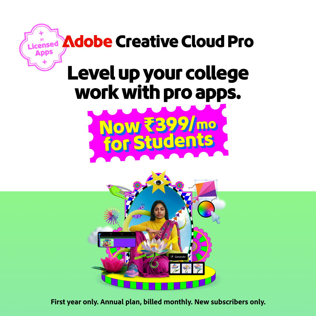 Adobe Creative Cloud Facebook ad