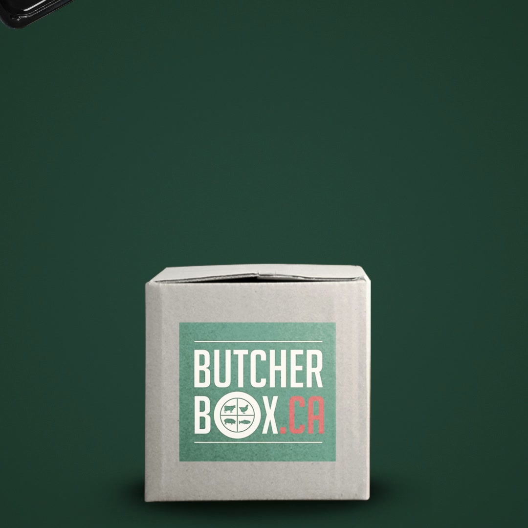 Butcher Box Facebook ad: Build a box you'll actually eat.