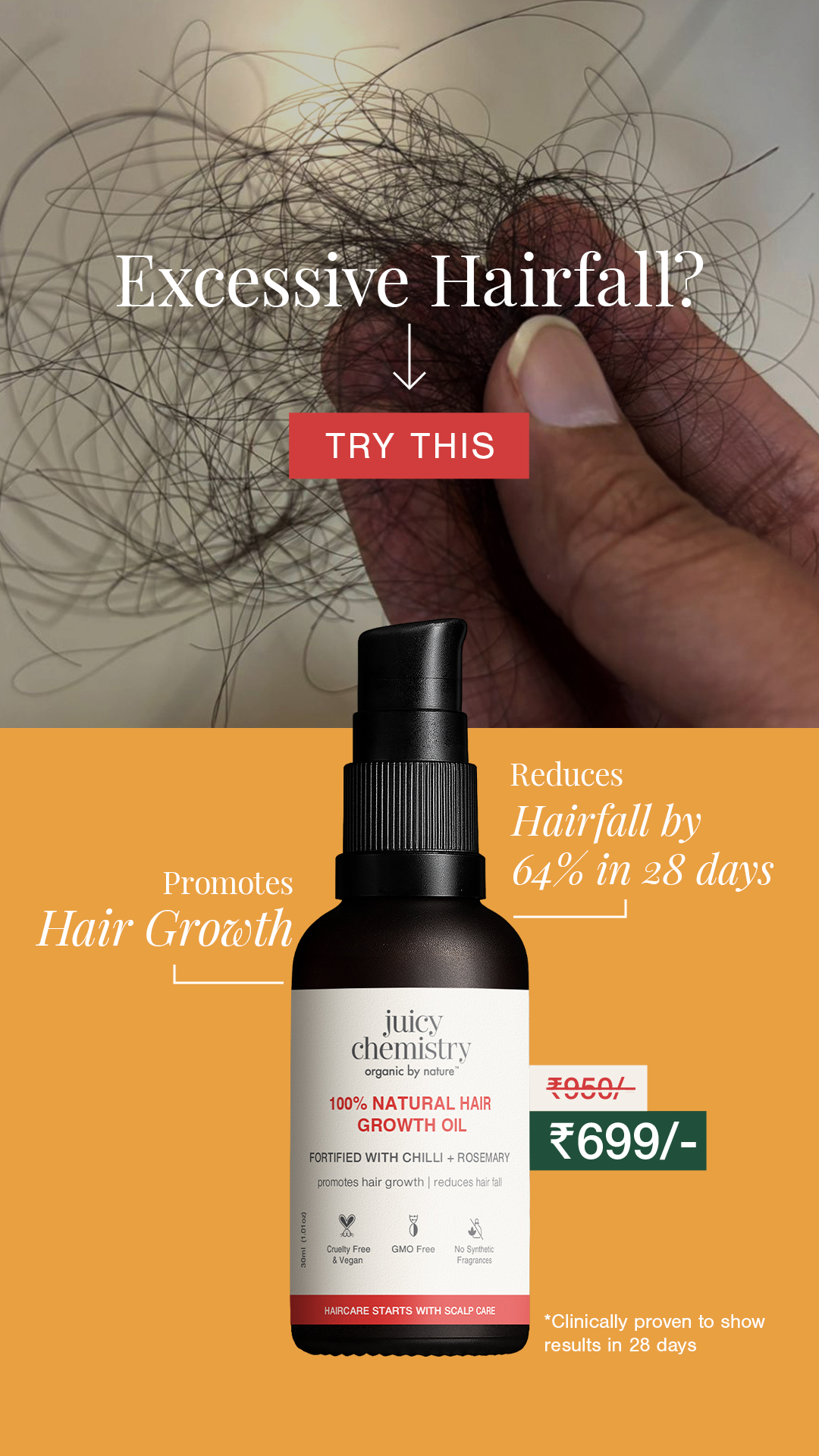 Juicy Chemistry Facebook ad