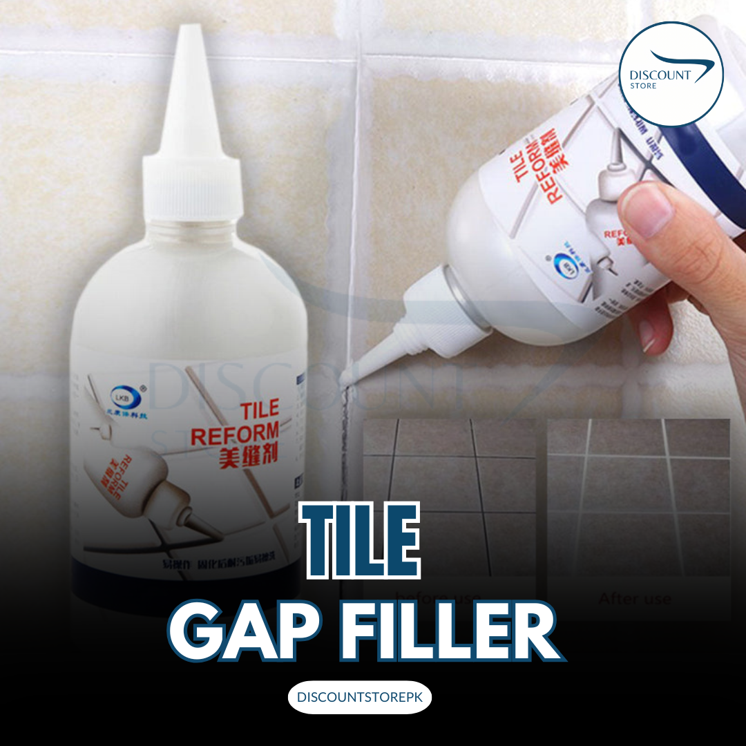 DiscountStore Facebook ad: Waterproof Tiles Gap Filler Repair - (FREE Delivery)