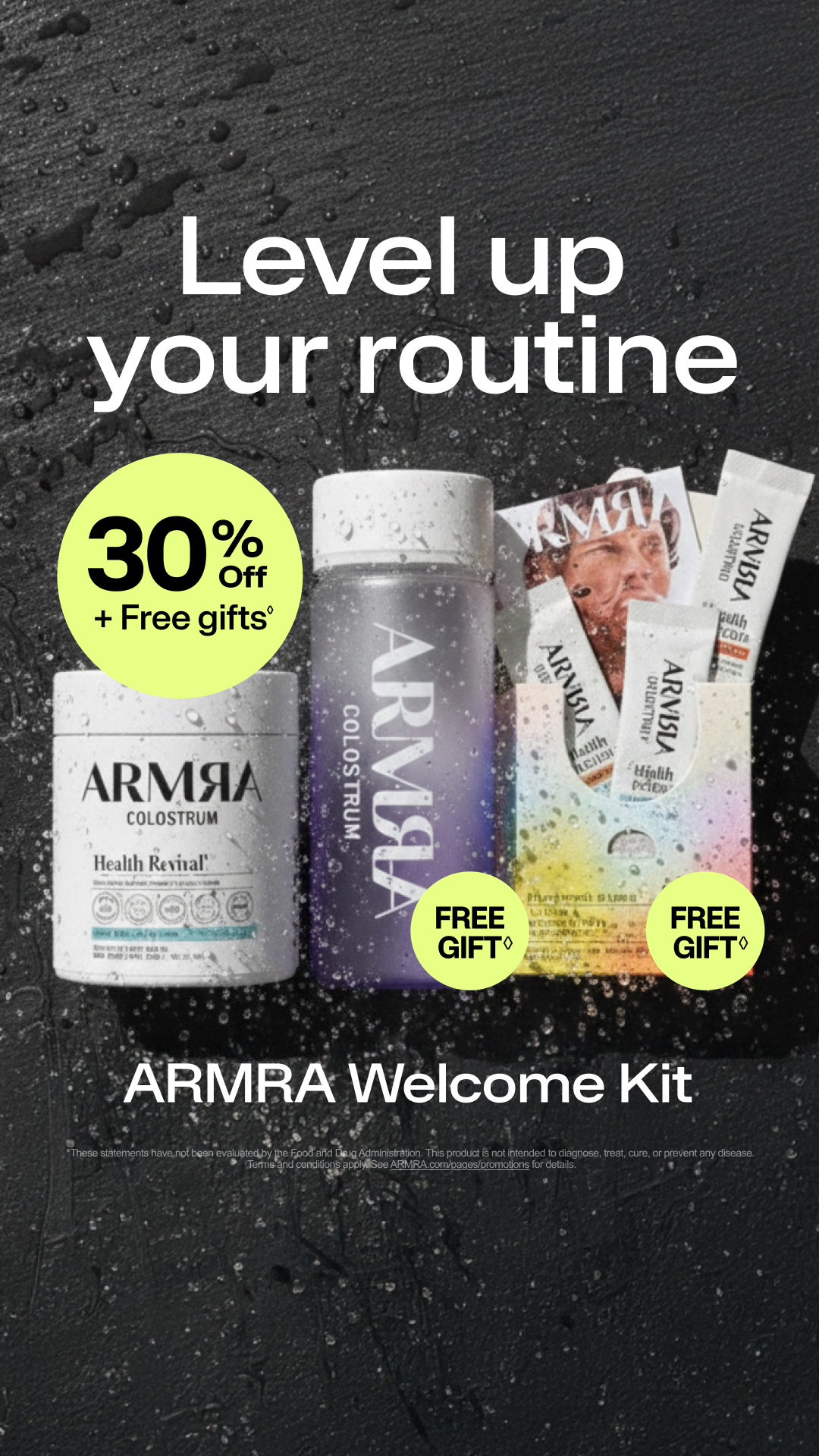 ARMRA Facebook ad