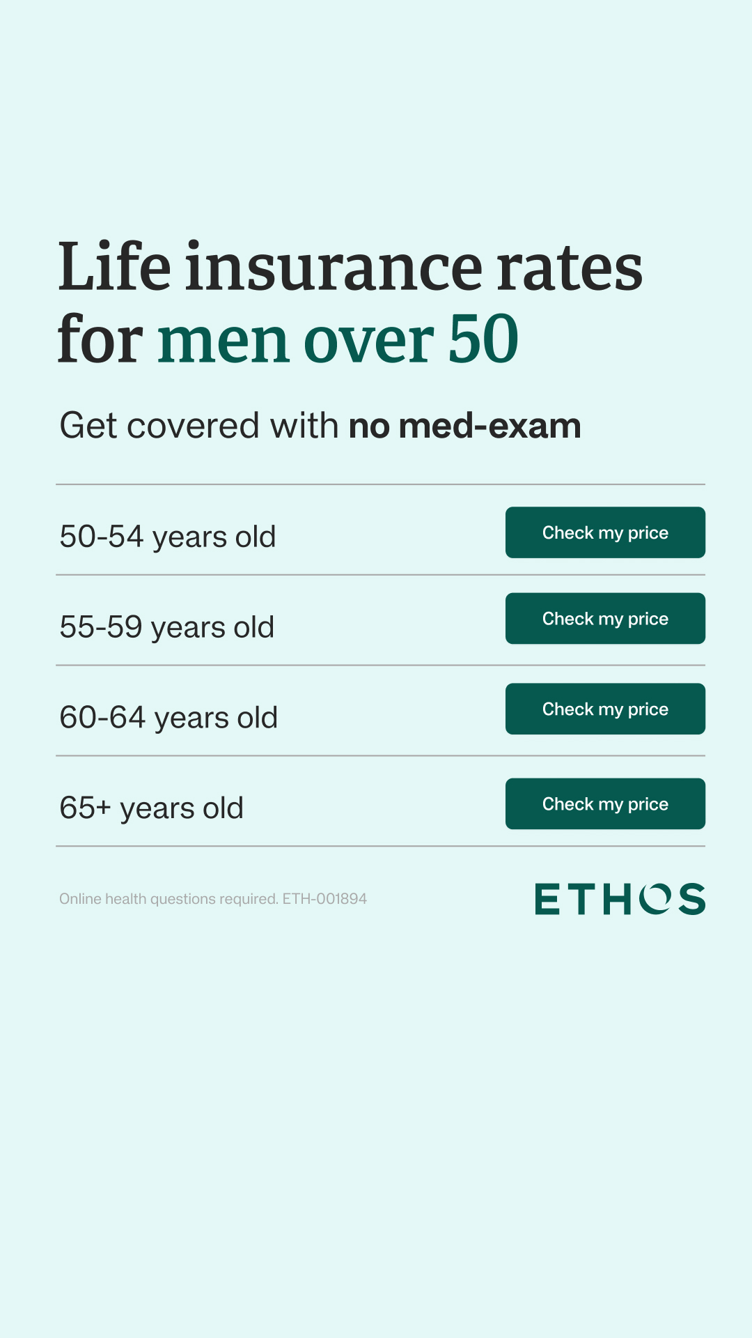 Ethos Facebook ad