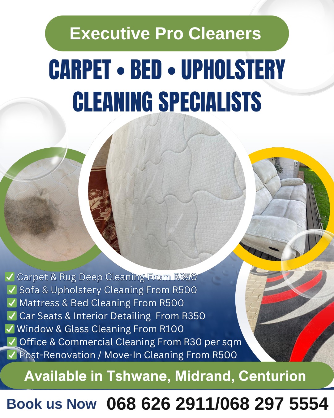 Executive pro cleaning services  Facebook ad