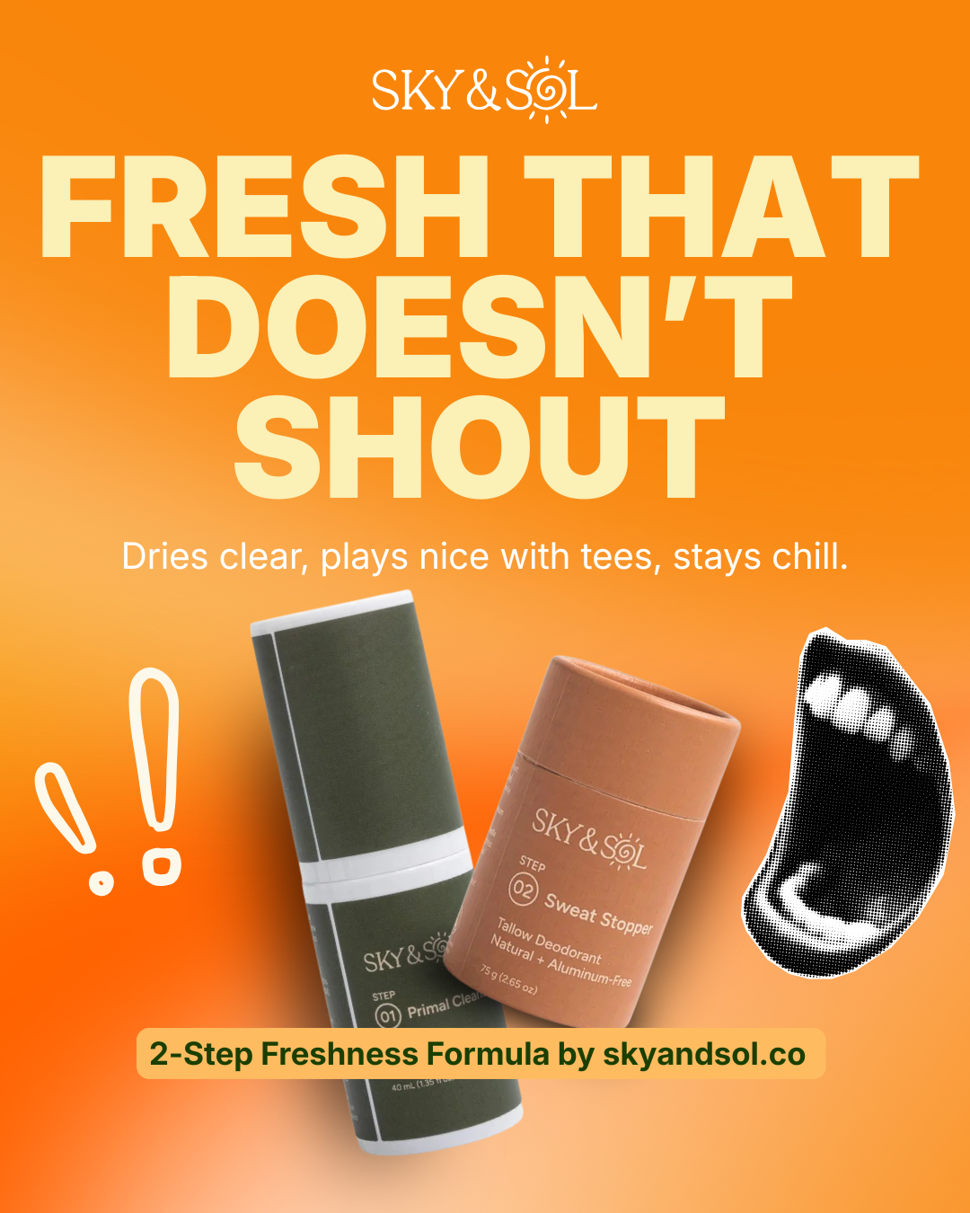 Sky&sol Facebook ad