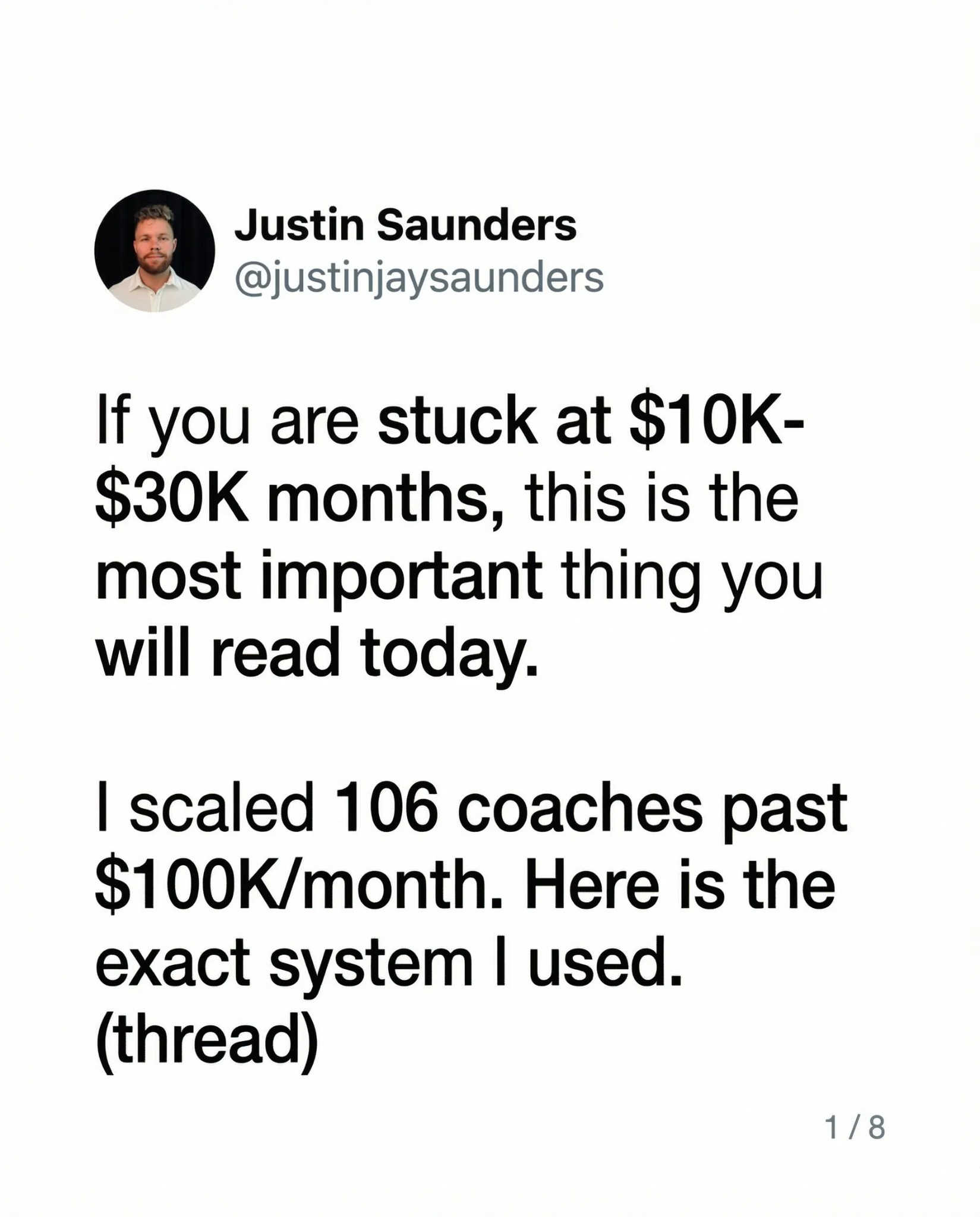 Justin - Get Clients Facebook ad