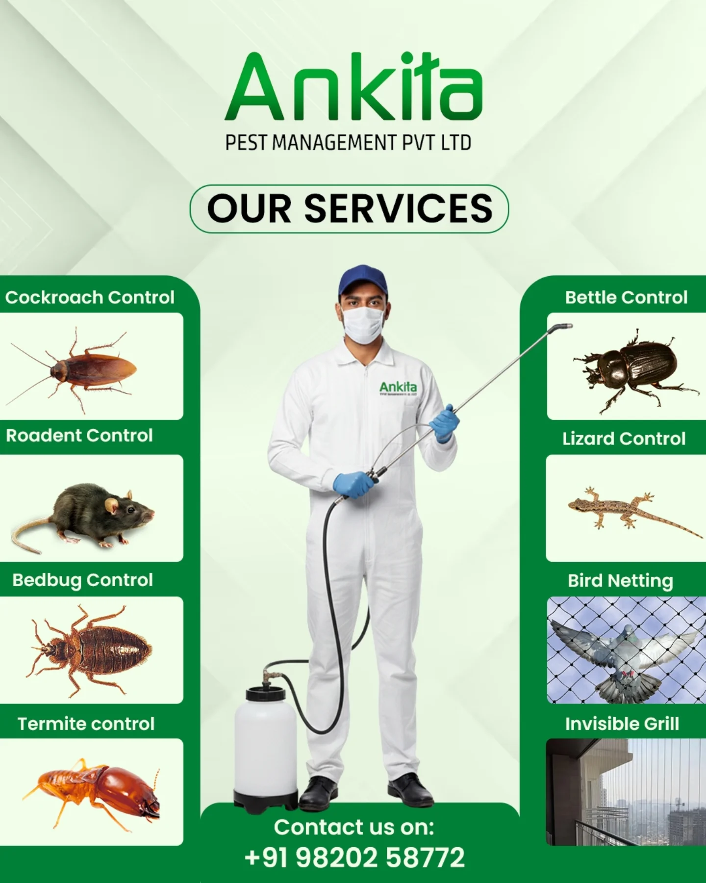 Ankita Pest Control Services Facebook ad