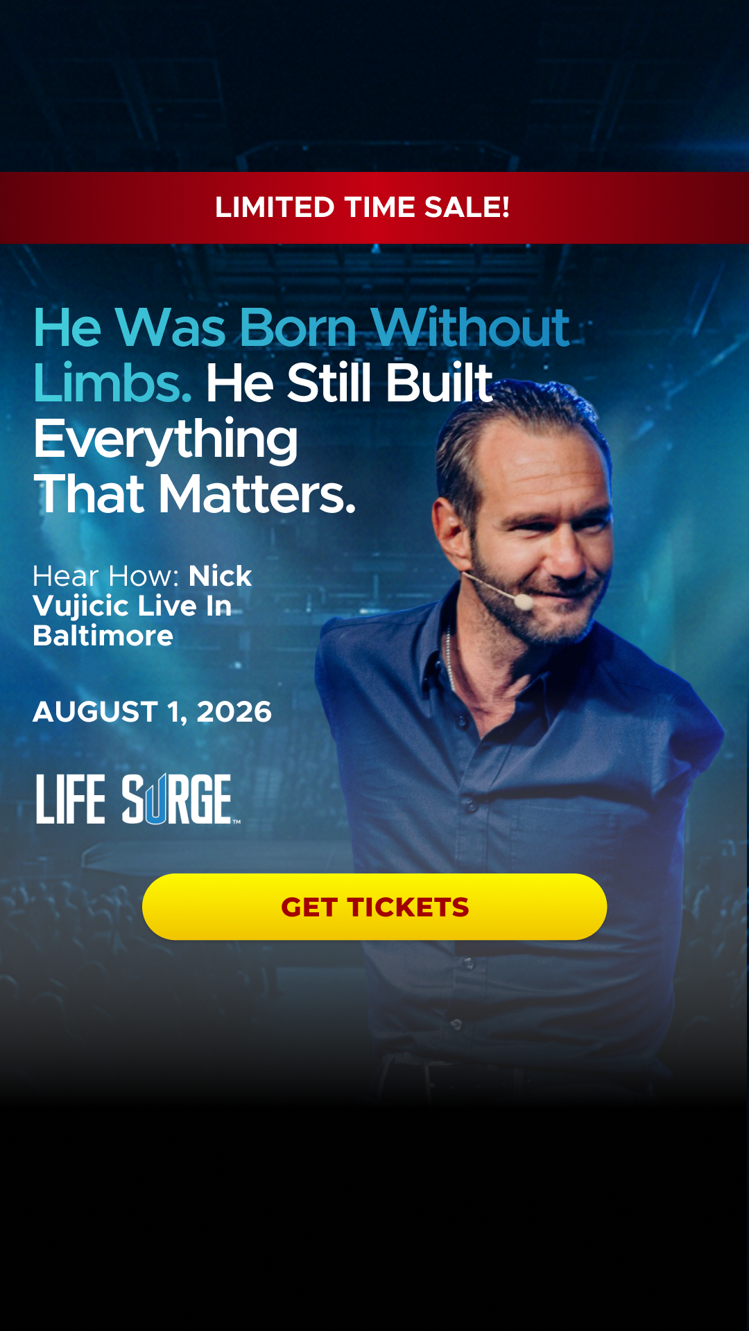 LIFE SURGE Facebook ad