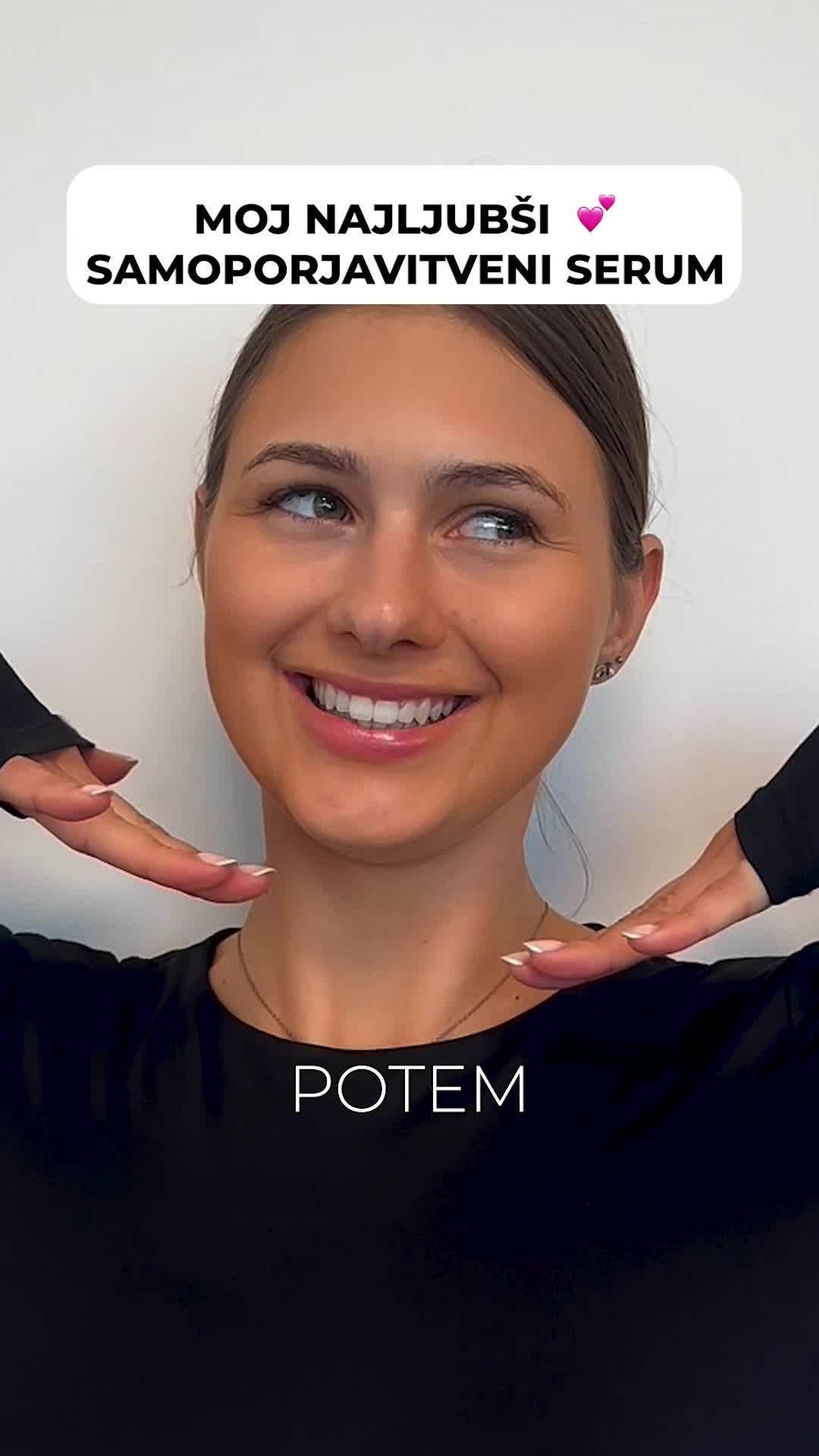 Petja Škufca Facebook ad: Do Bali glow-a, čez noč