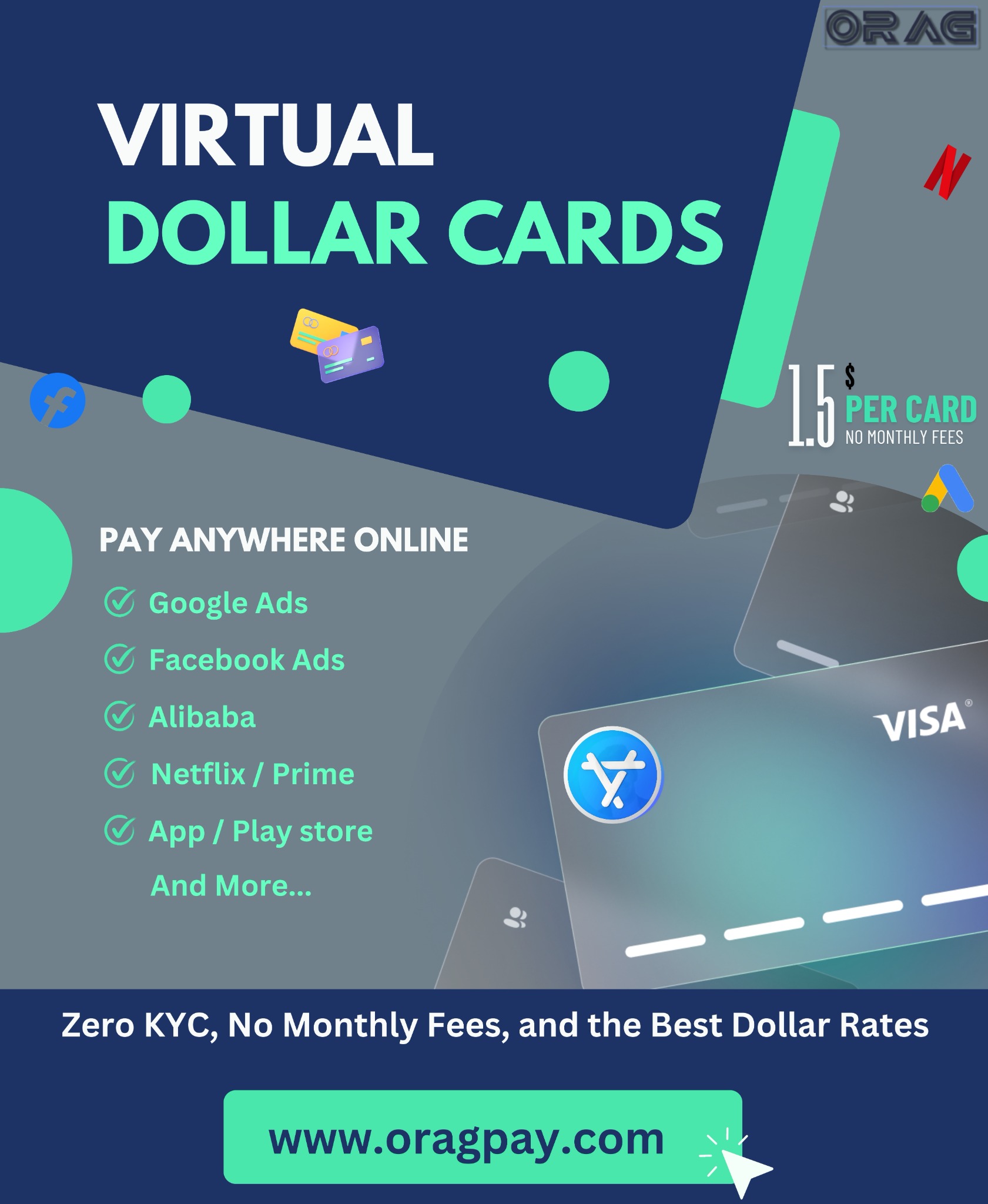 ORAG Pay Facebook ad
