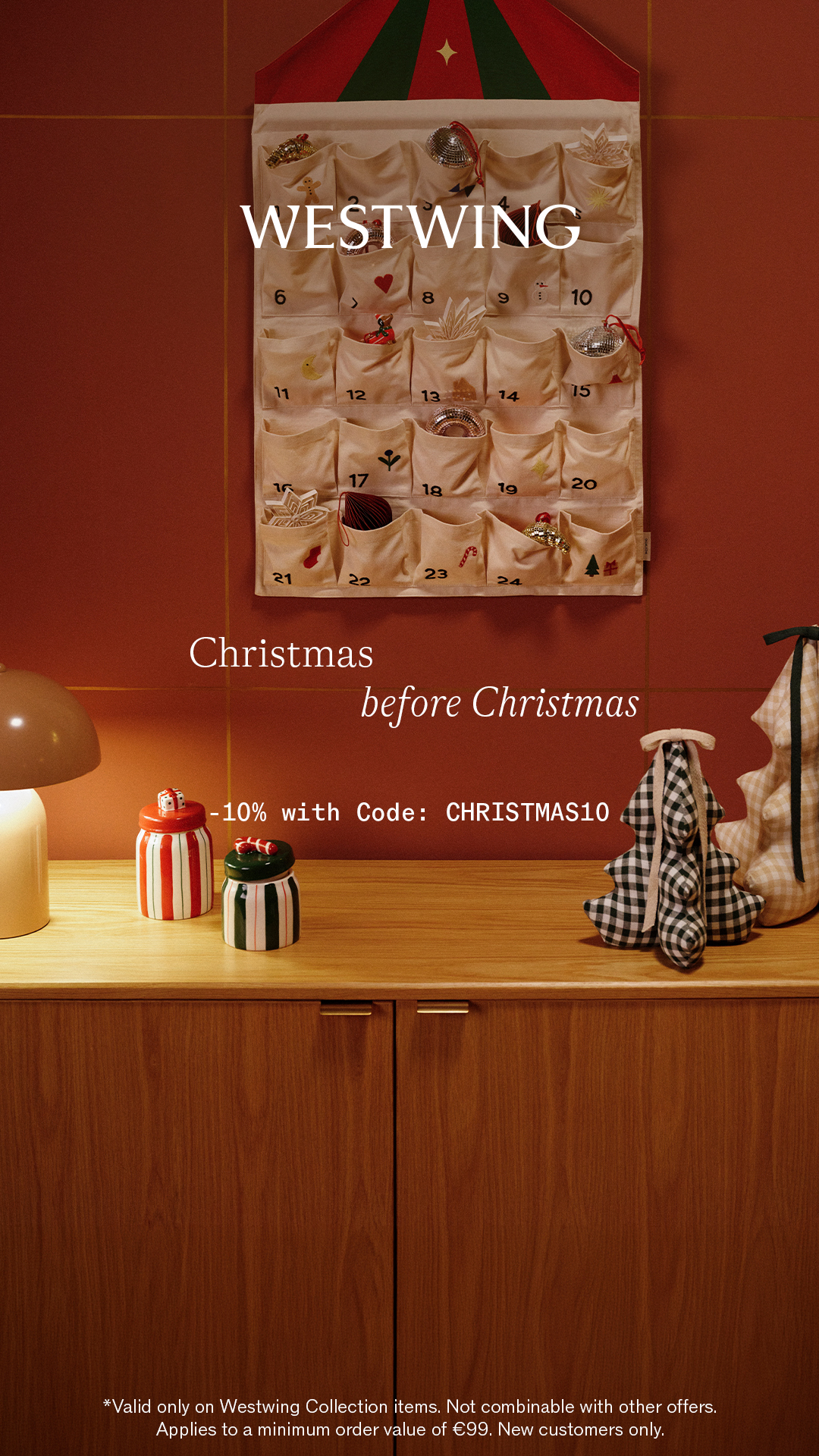 Westwing.at Facebook ad: Christmas before Christmas
