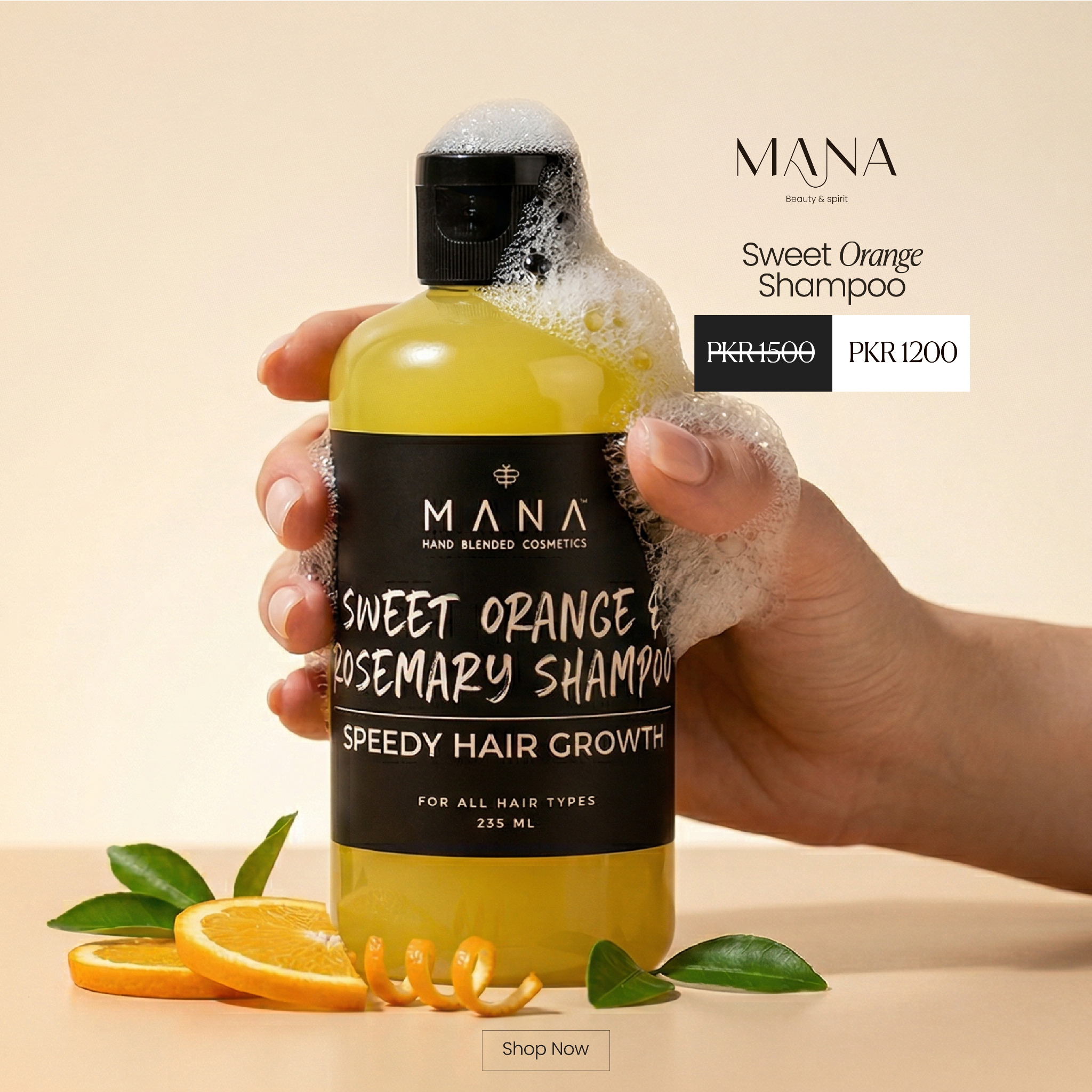 Mana Beauty Spirit Facebook ad from Apr 7, 2026