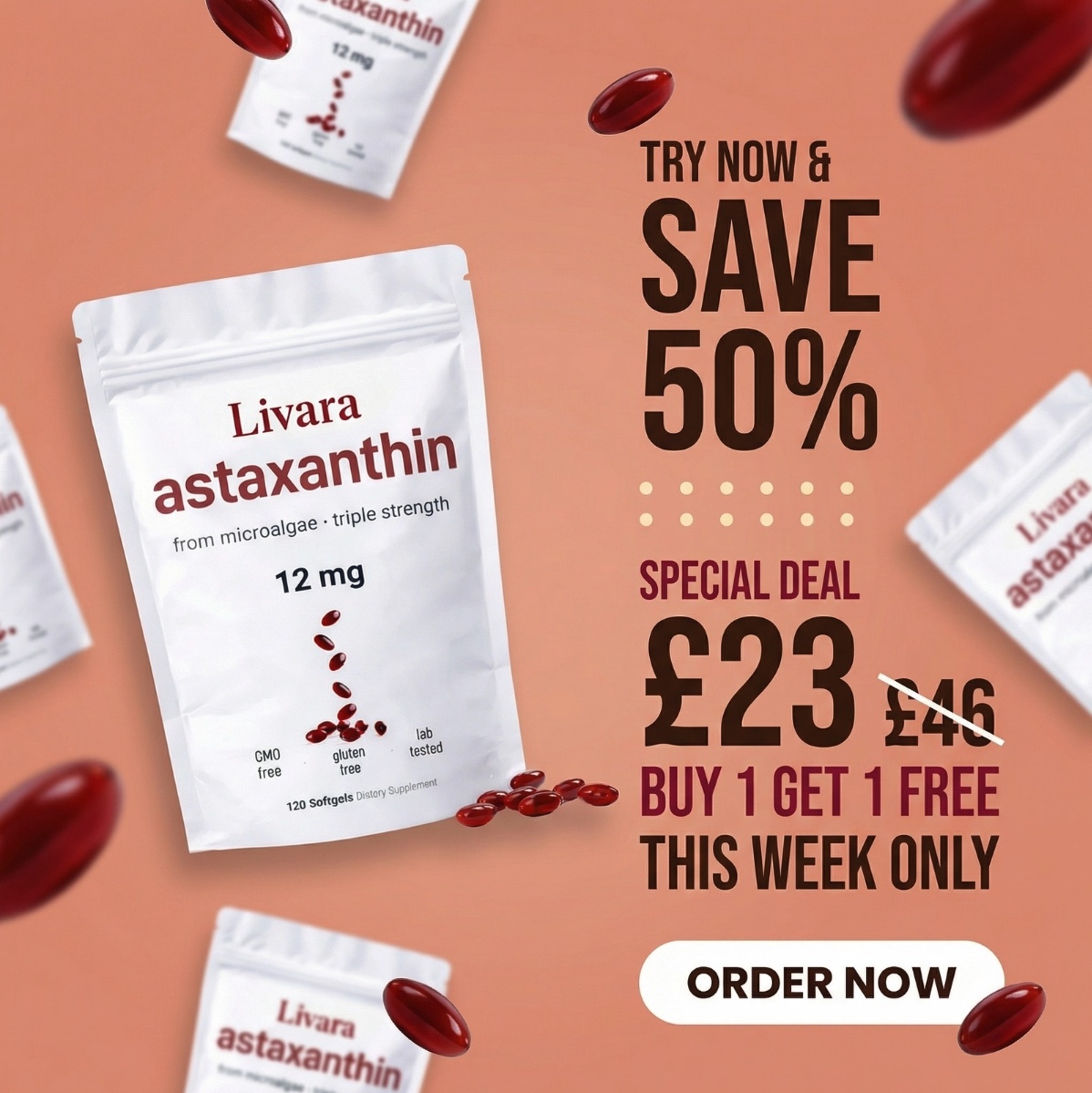 Livara Facebook ad: Buy 1, Get 1 FREE