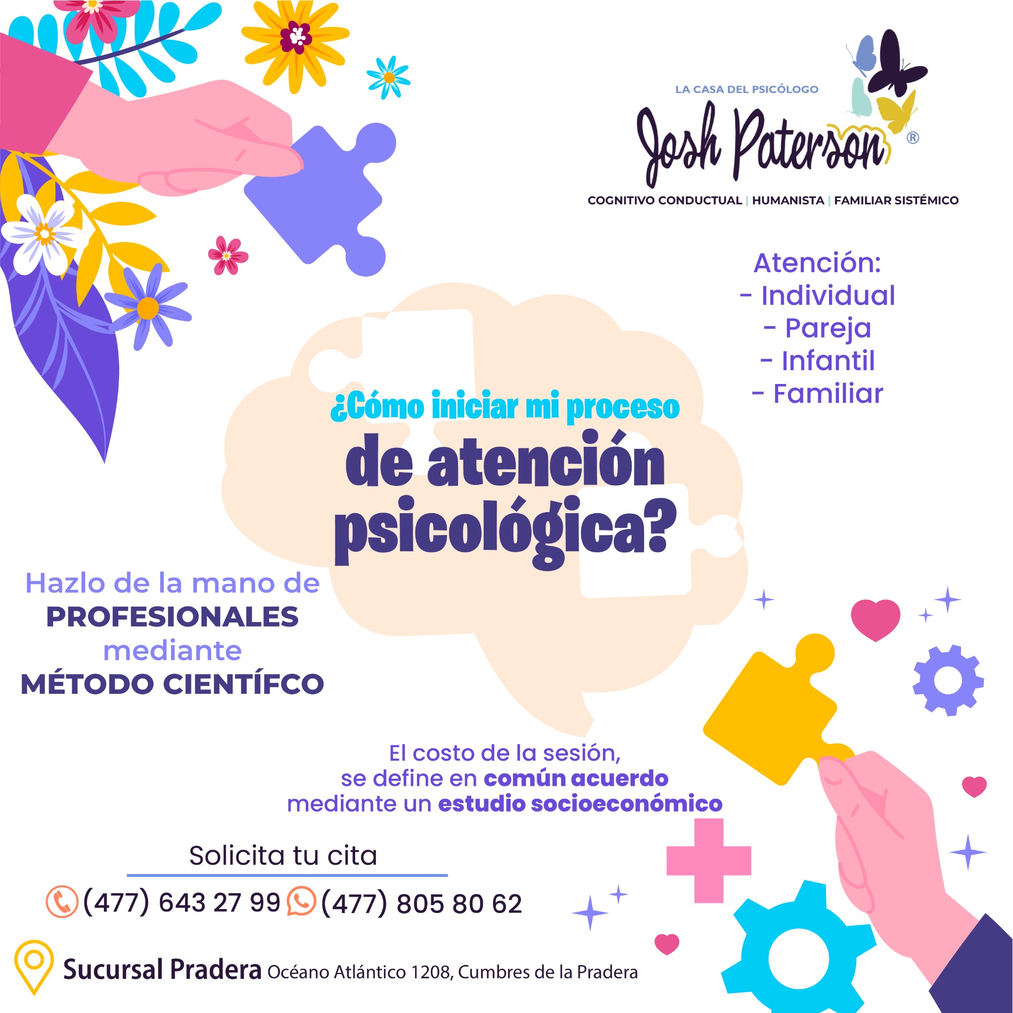 La Casa del Psicólogo Facebook ad from Oct 28, 2025