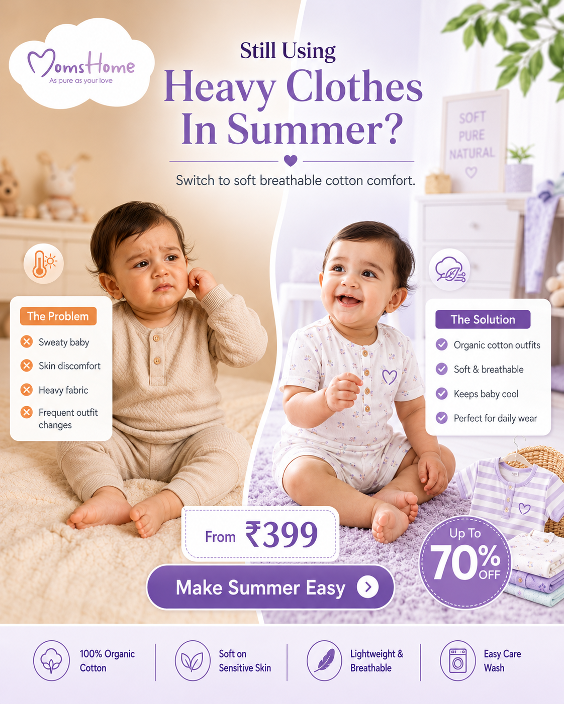 MomshomeOrganic Facebook ad