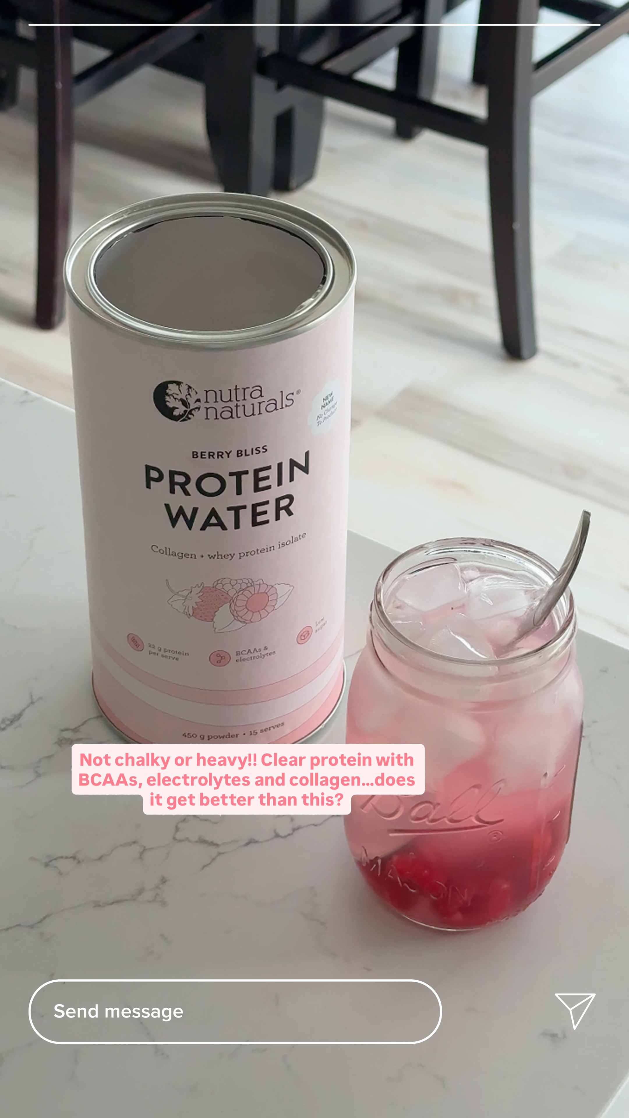Nutra Naturals Facebook ad: My new favourite protein fix