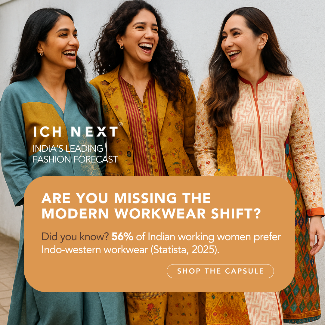 ICH NEXT Facebook ad: Design Future-Ready Fashion with ICH Next!