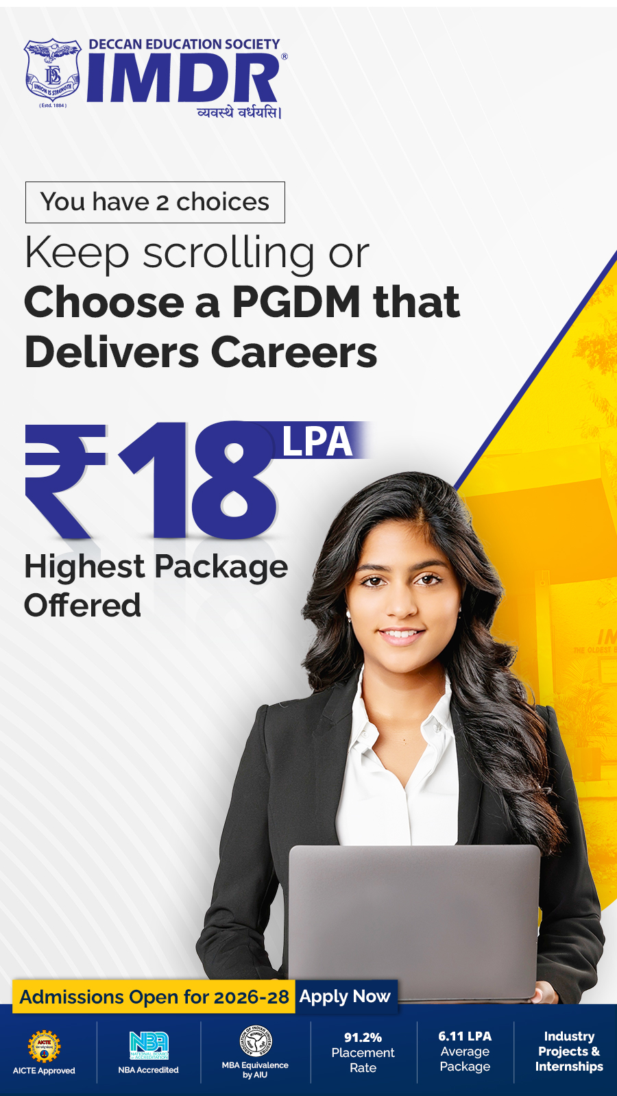 IMDR - Pune Facebook ad from Feb 17, 2026
