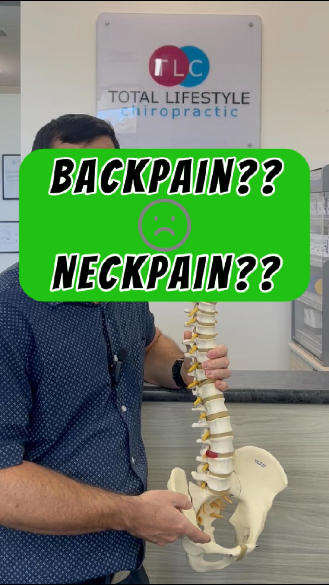 TLC Townsville Chiropractors Facebook ad from Nov 6, 2025