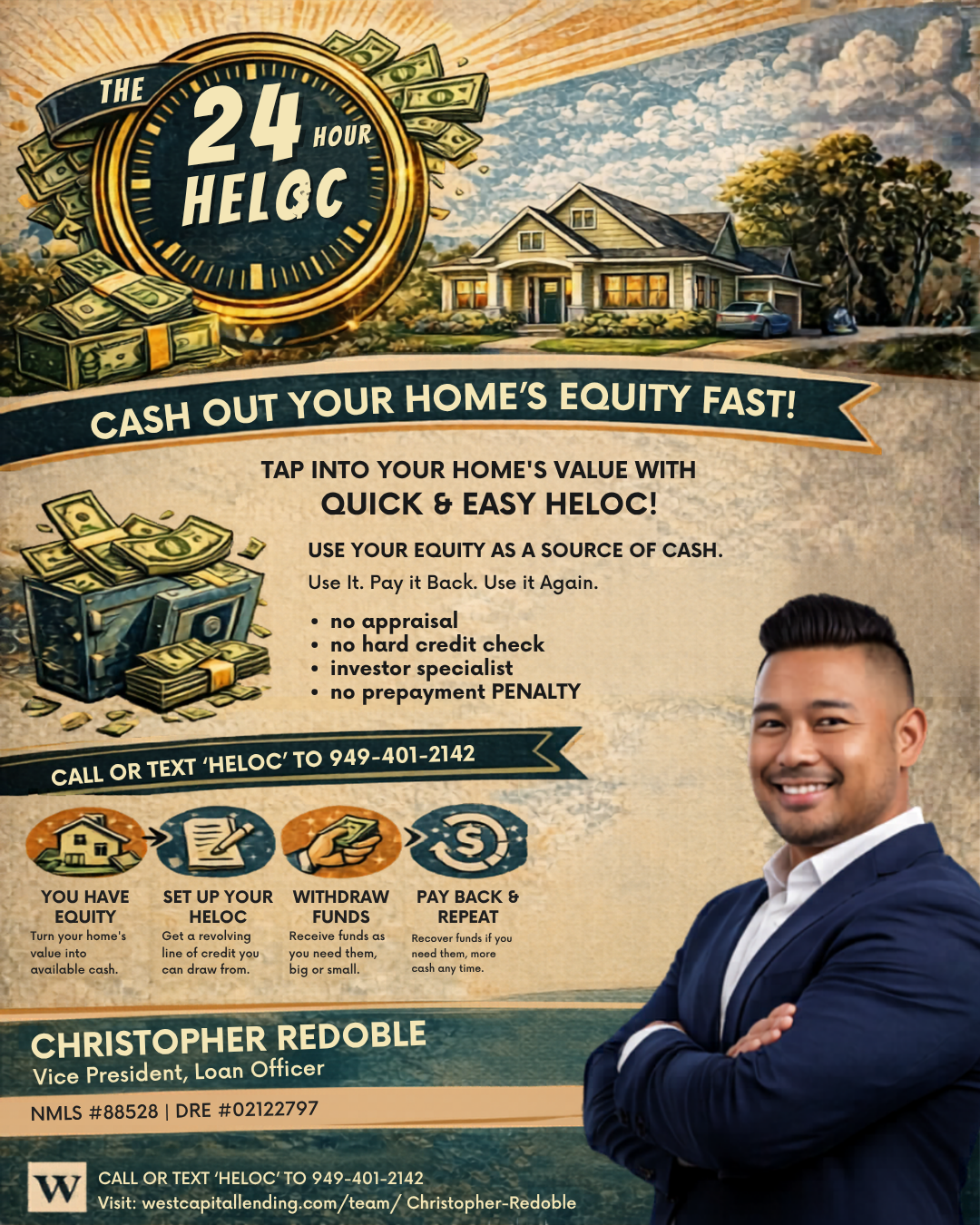 Christopher Redoble - Mortgage & Real Estate Professional, Investor Facebook ad