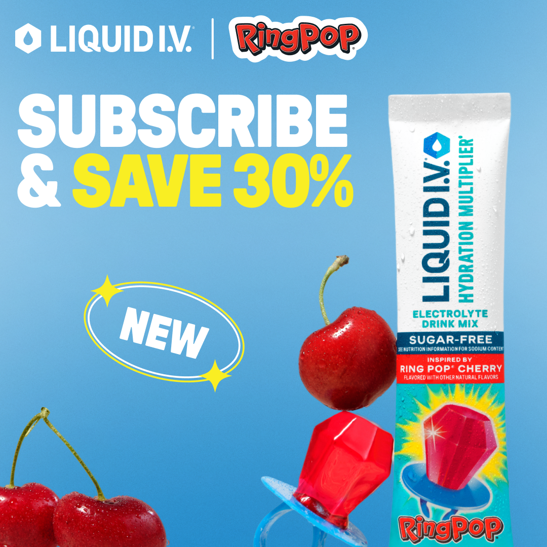 Liquid I.V. Facebook ad: Say Yes to 30% Off Every Order