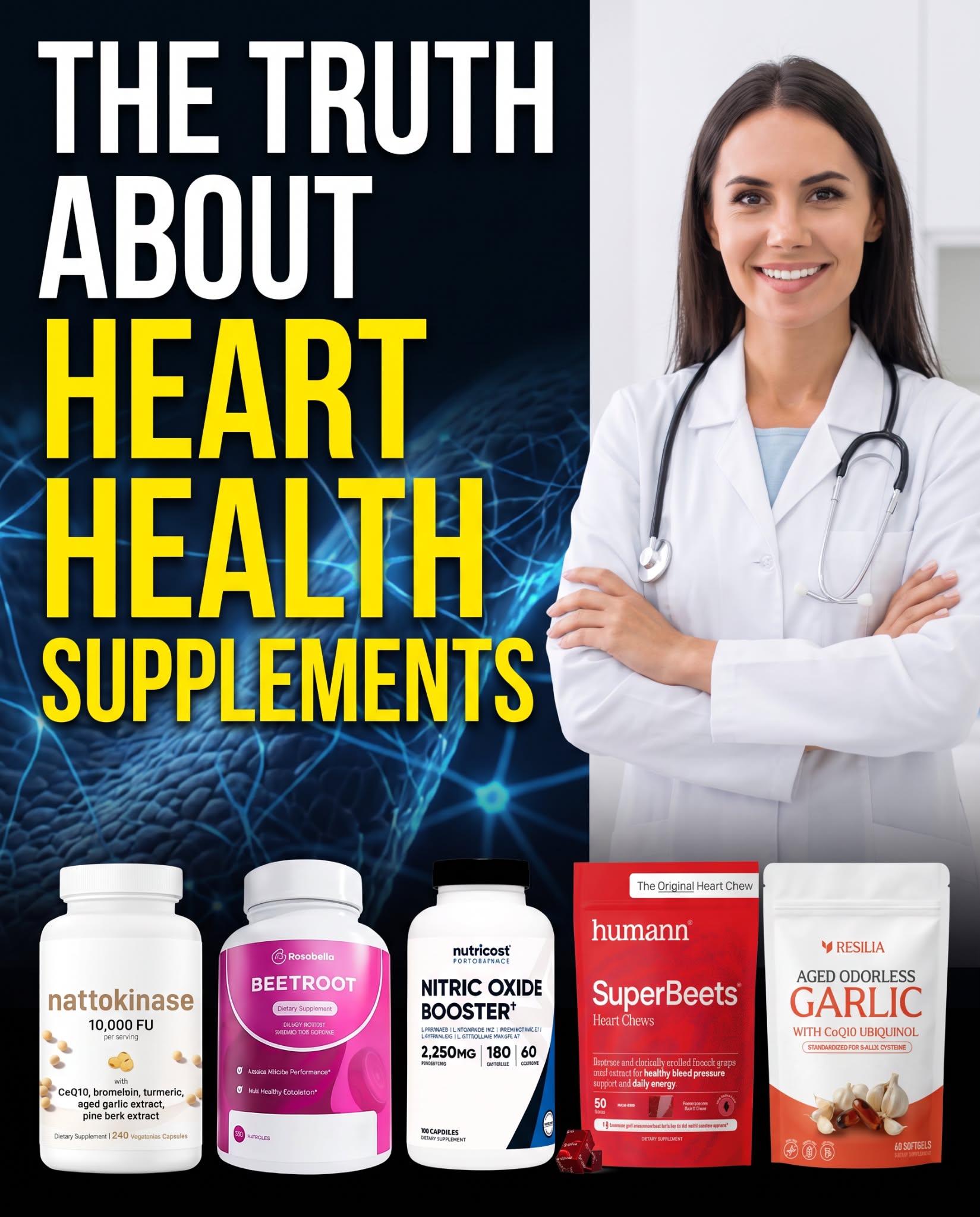 Vitality Times Facebook ad: The 5 Best & Worst Heart Health Supplements, Tested & Ranked