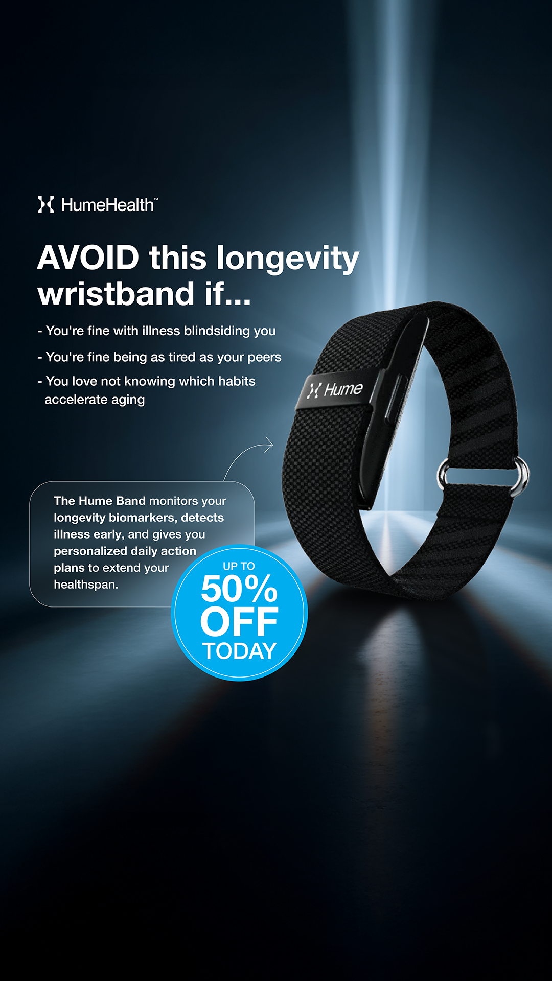 Hume Health Facebook ad