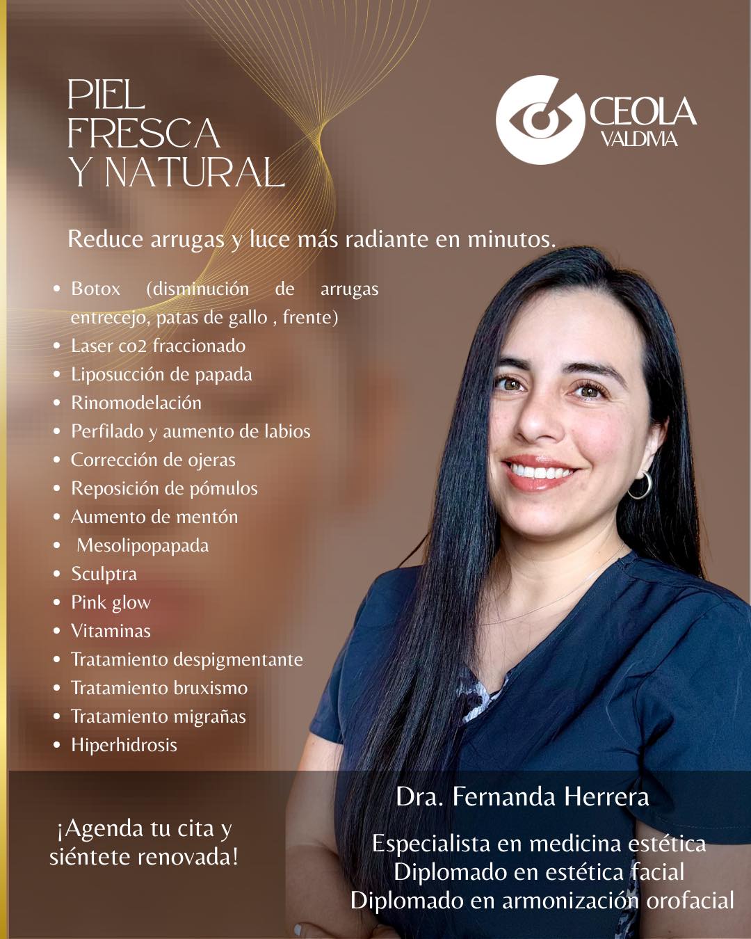 Centro Oftalmológico Láser Valdivia Facebook ad: Piel fresca y natural, con resultados que realzan…