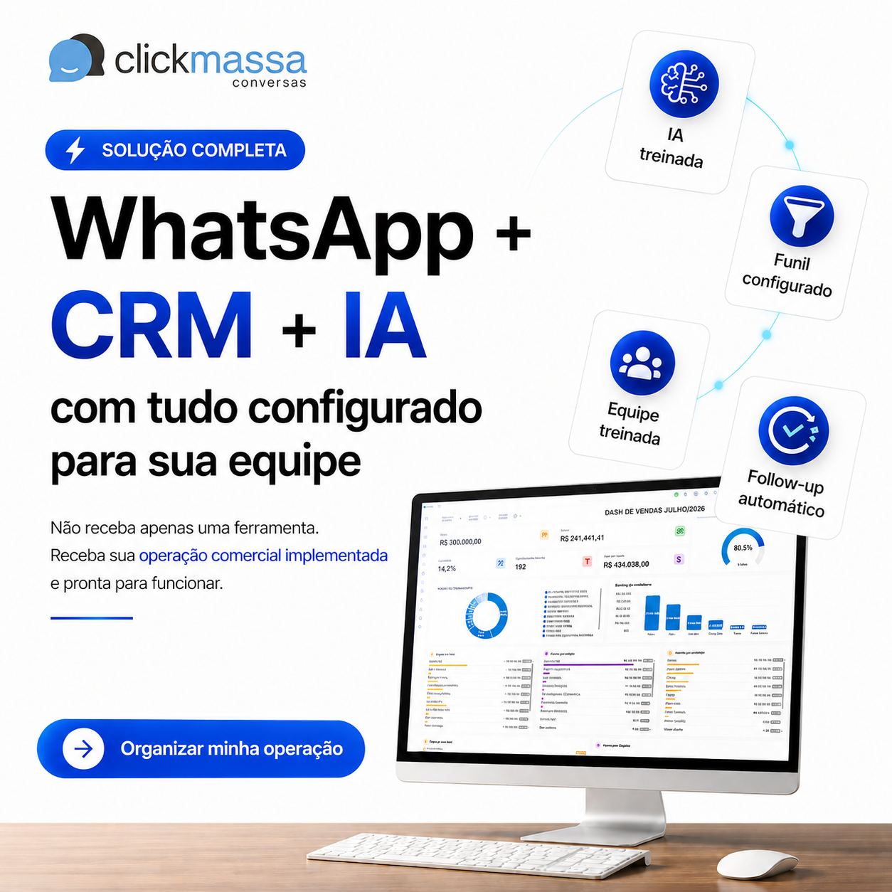 Clickmassa Facebook ad: Iniciar minha análise.