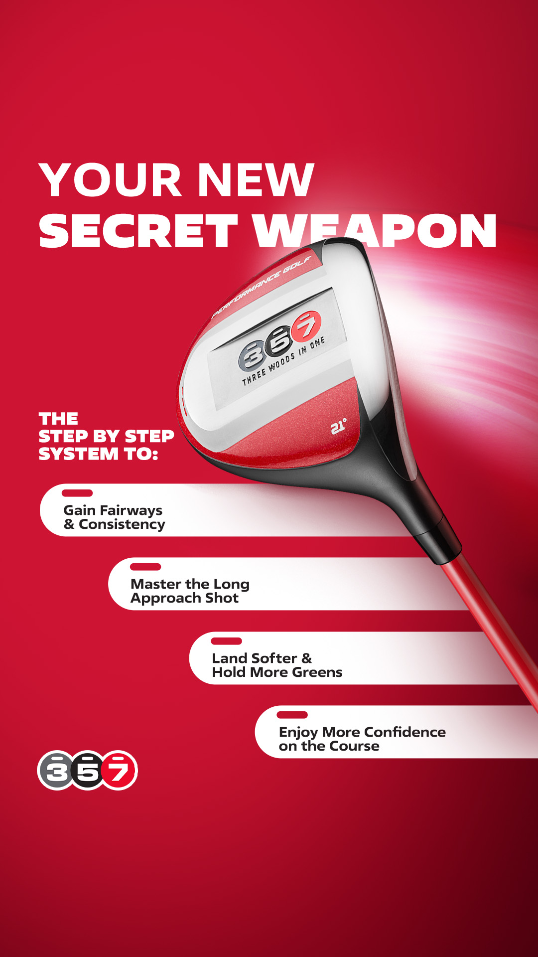 Performance Golf Facebook ad