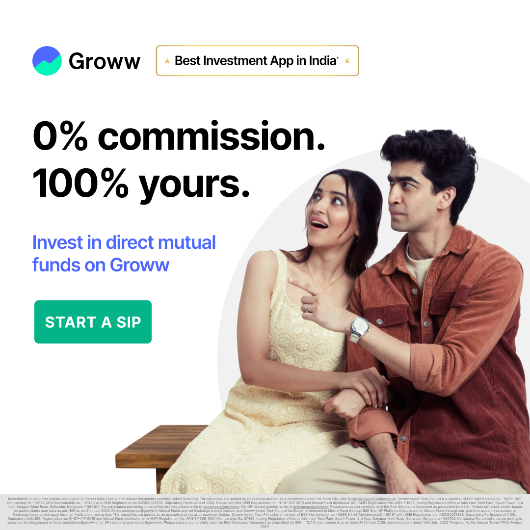 Groww Facebook ad