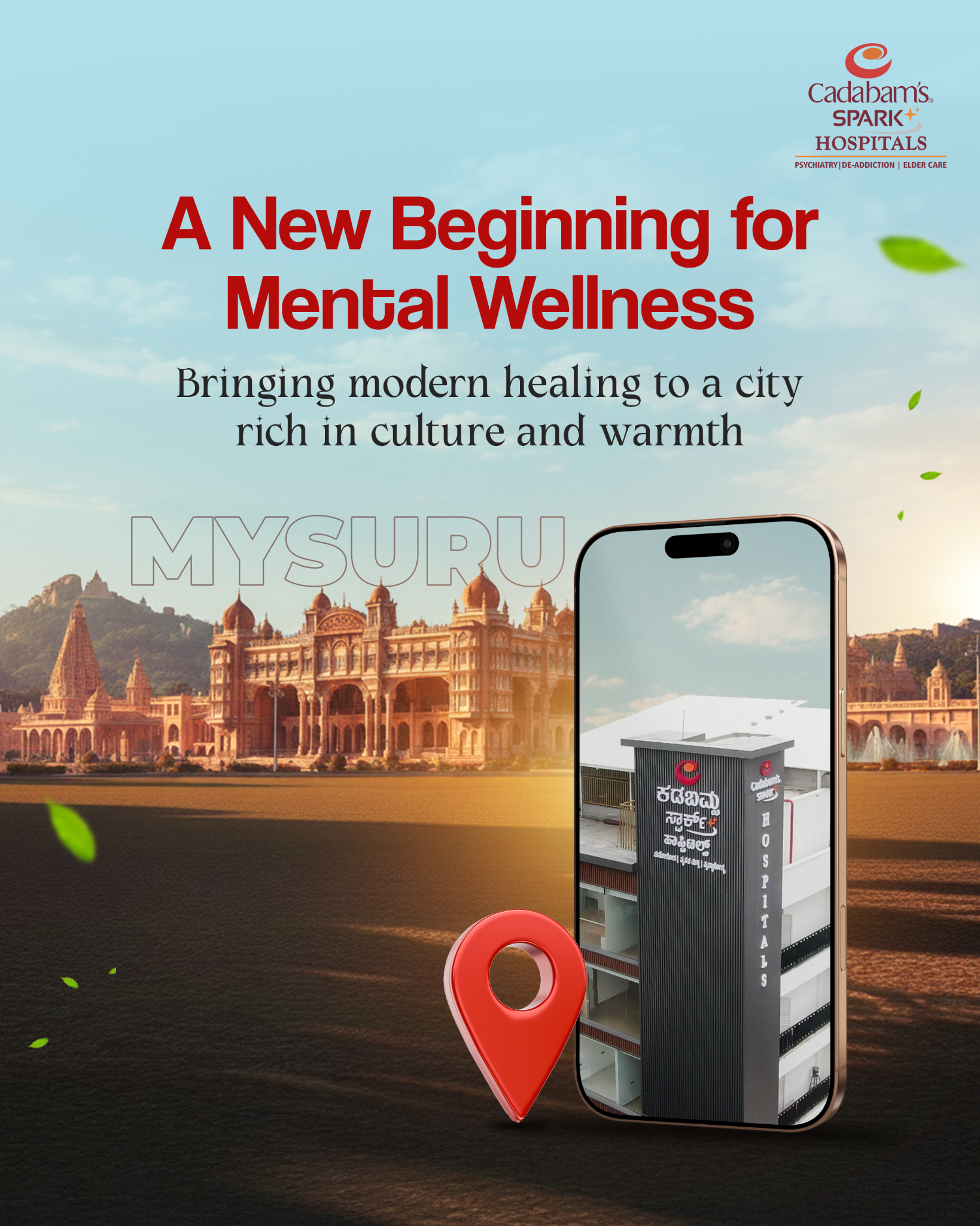 Cadabam's Spark Hospitals Facebook ad: Start Your Healing Journey at Cadabam’s Spark Hospitals…