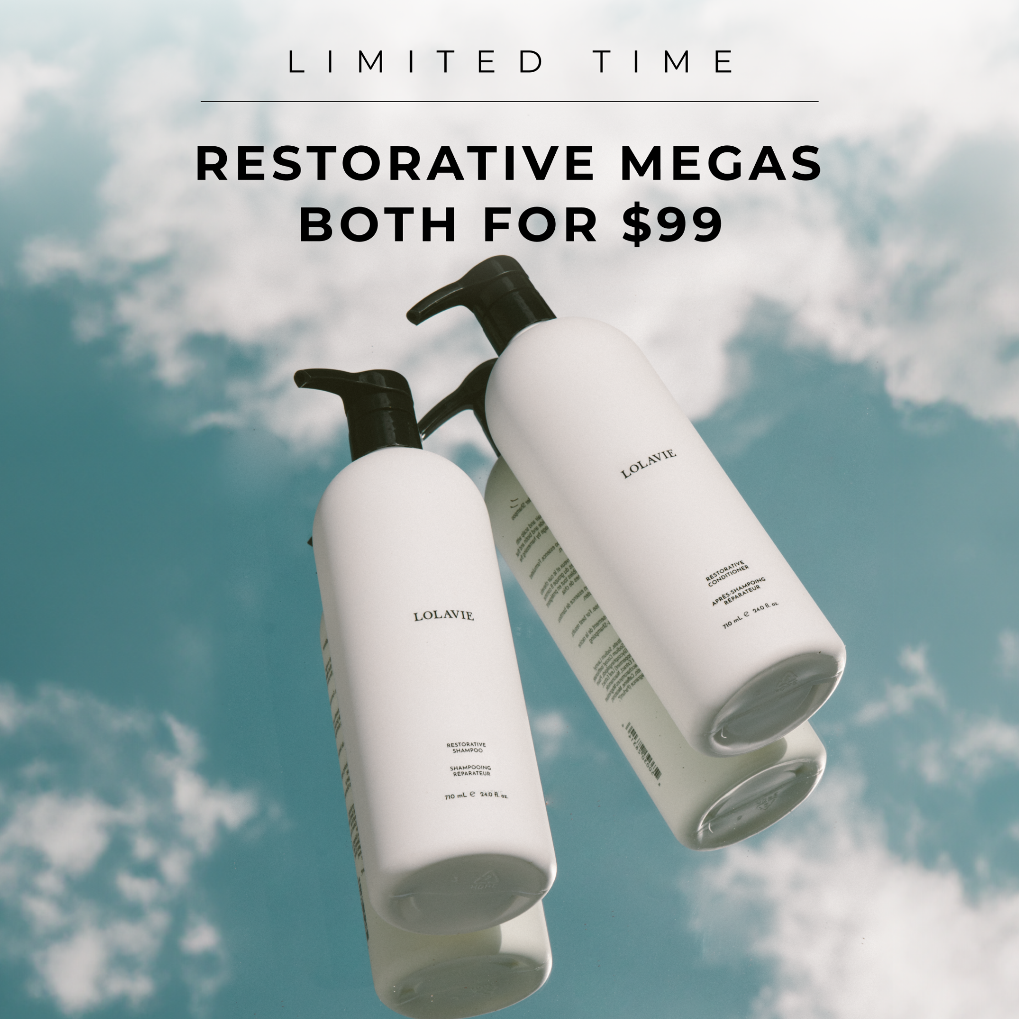 LolaVie Facebook ad: Save $29 on Restorative Megas!