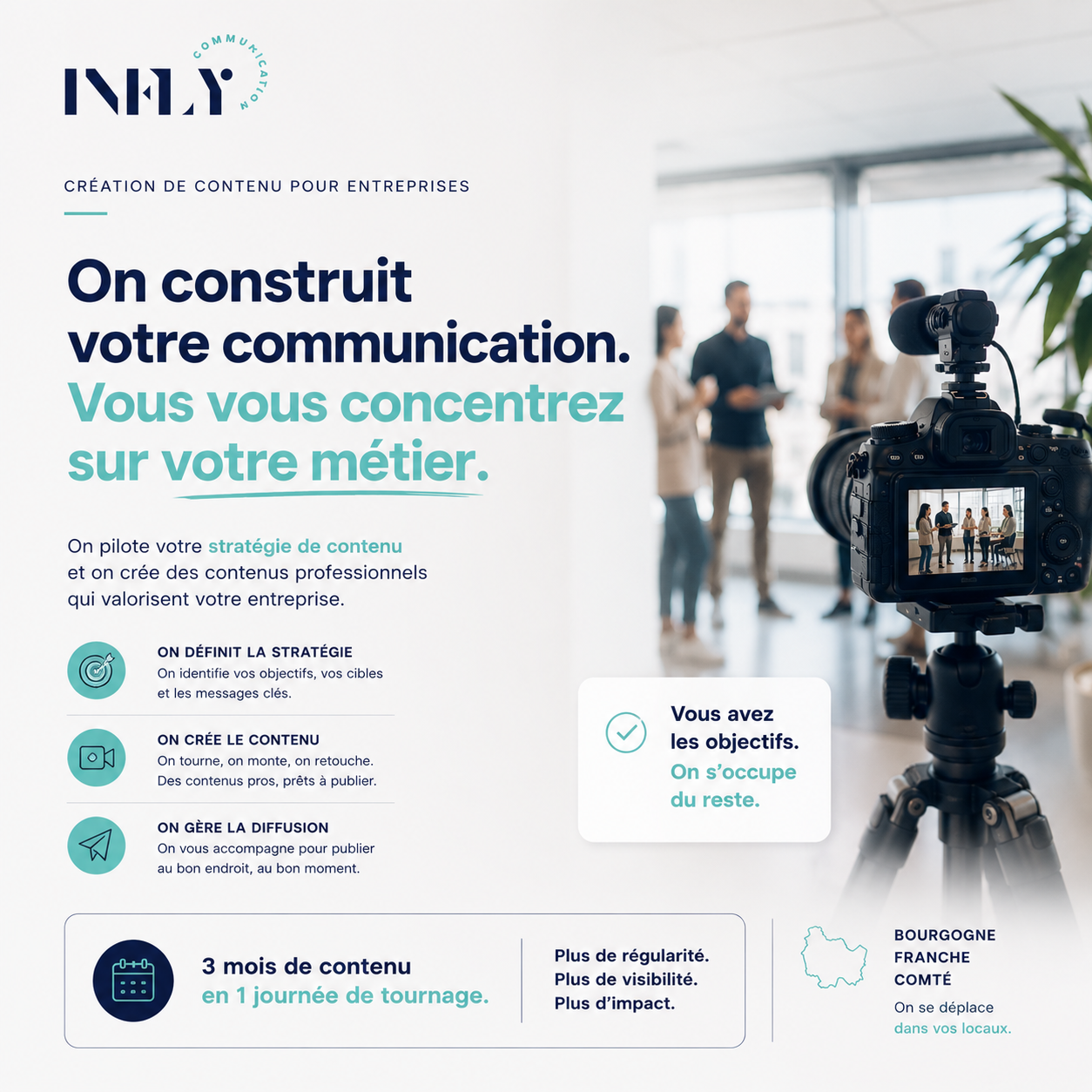 Infly communication Facebook ad from May 12, 2026