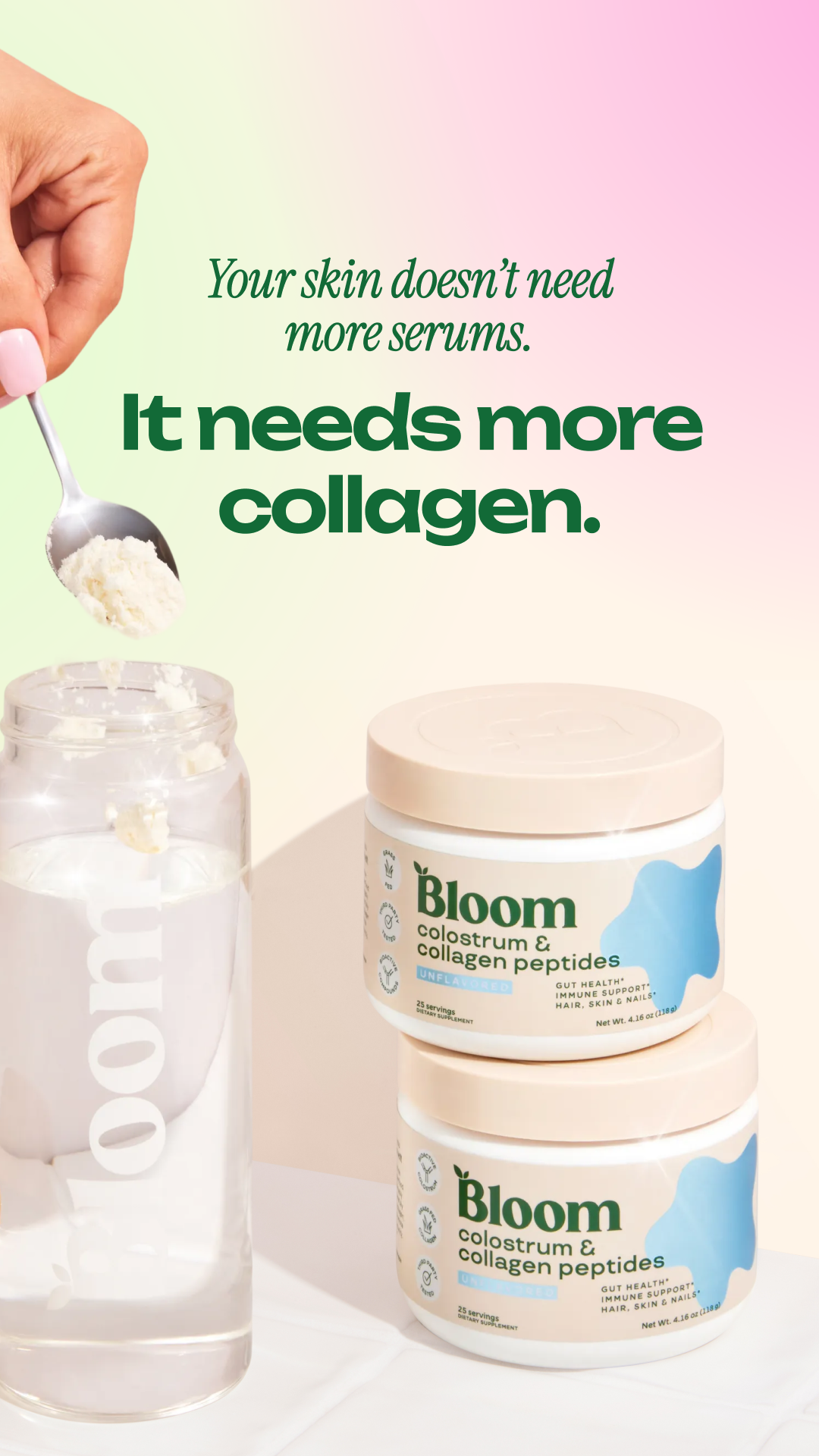 Bloom Nutrition Facebook ad