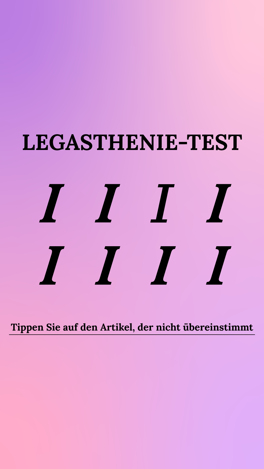 International IQ test Facebook ad
