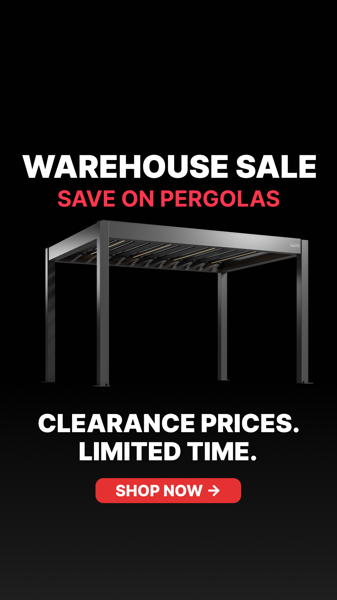 pergolux.au Facebook ad