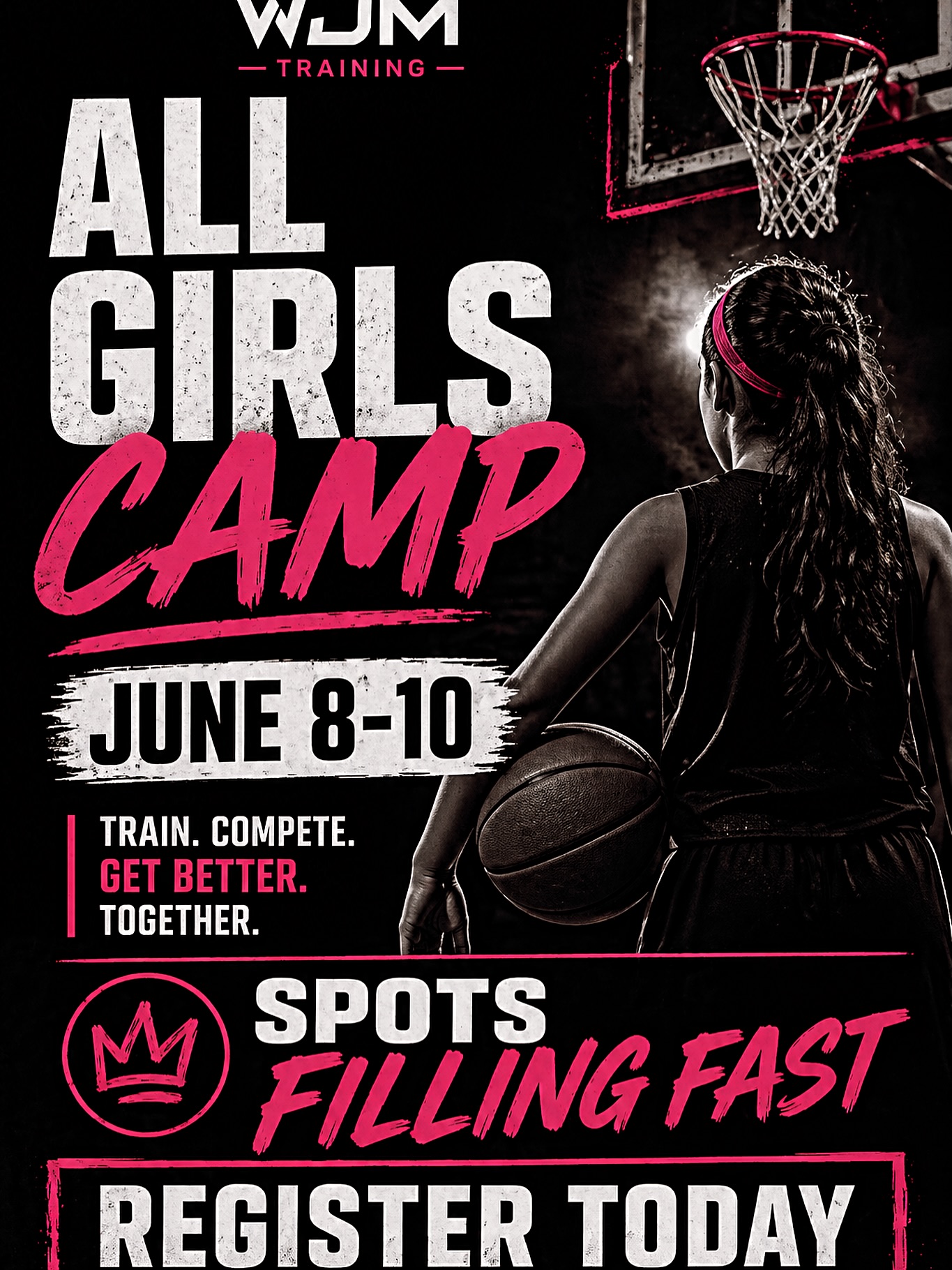 Willie J. McCoy Youth Basketball Training Facebook ad: CALLING ALL LADY BALLERS (1st-10th)