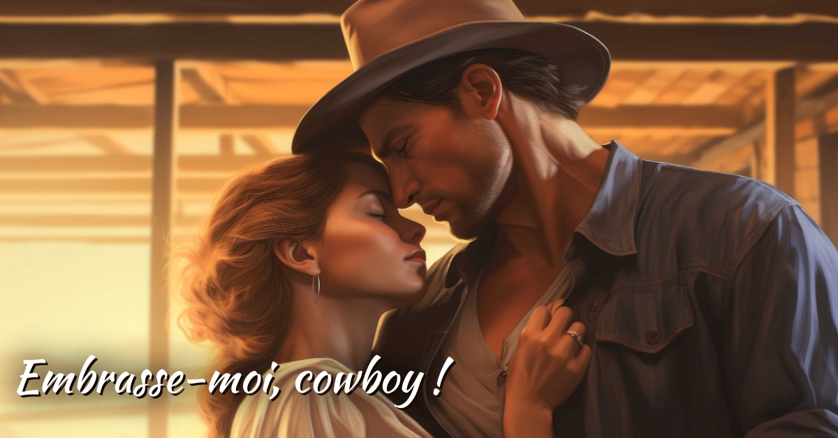 Starr Wilder Facebook ad: Des cowboys romantiques!
