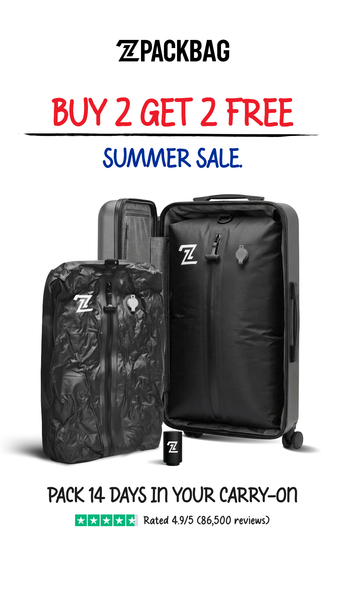 2packbag Facebook ad
