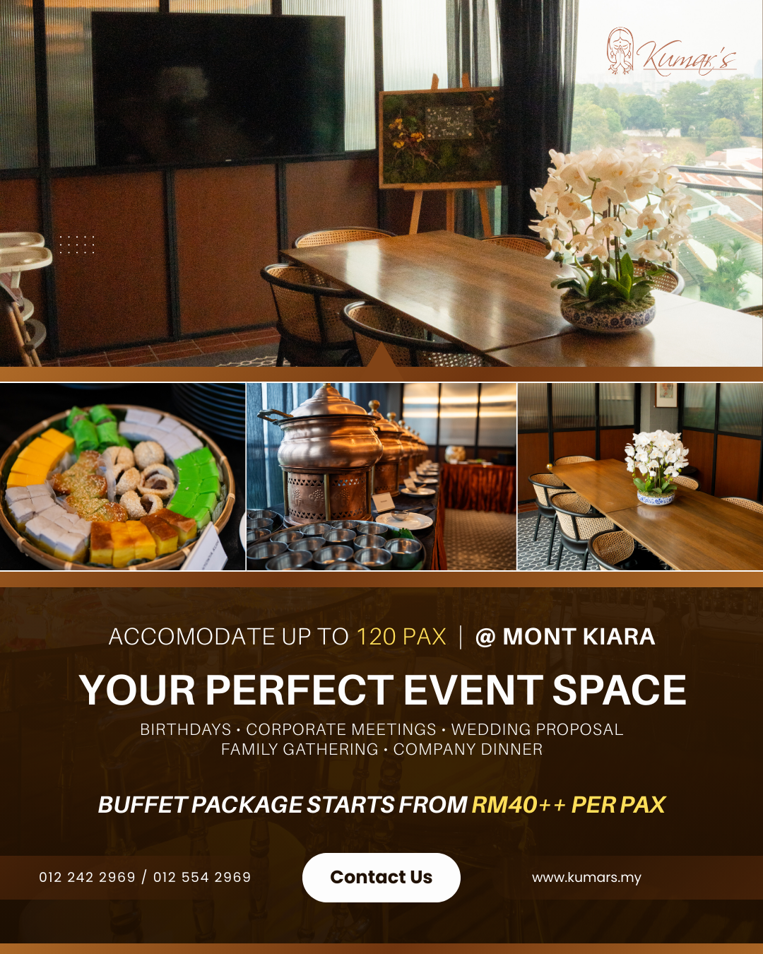 Kumars1969 Facebook ad: Celebration Event @ Mont Kiara!