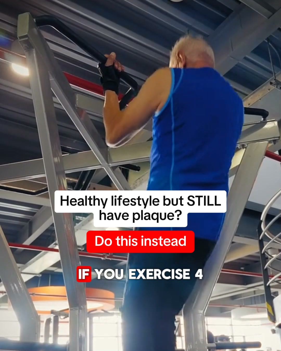 The Health Community Facebook ad: Exercise 5x Weekly? Why Is Plaque Still Growing?