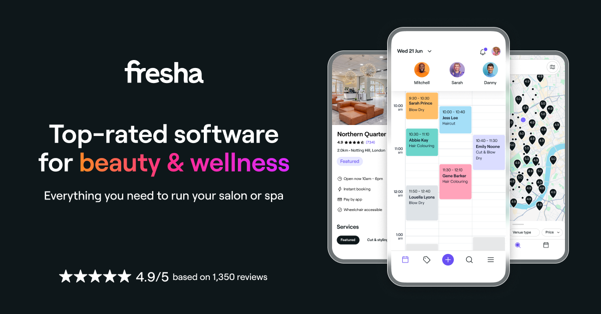 Fresha Facebook ad