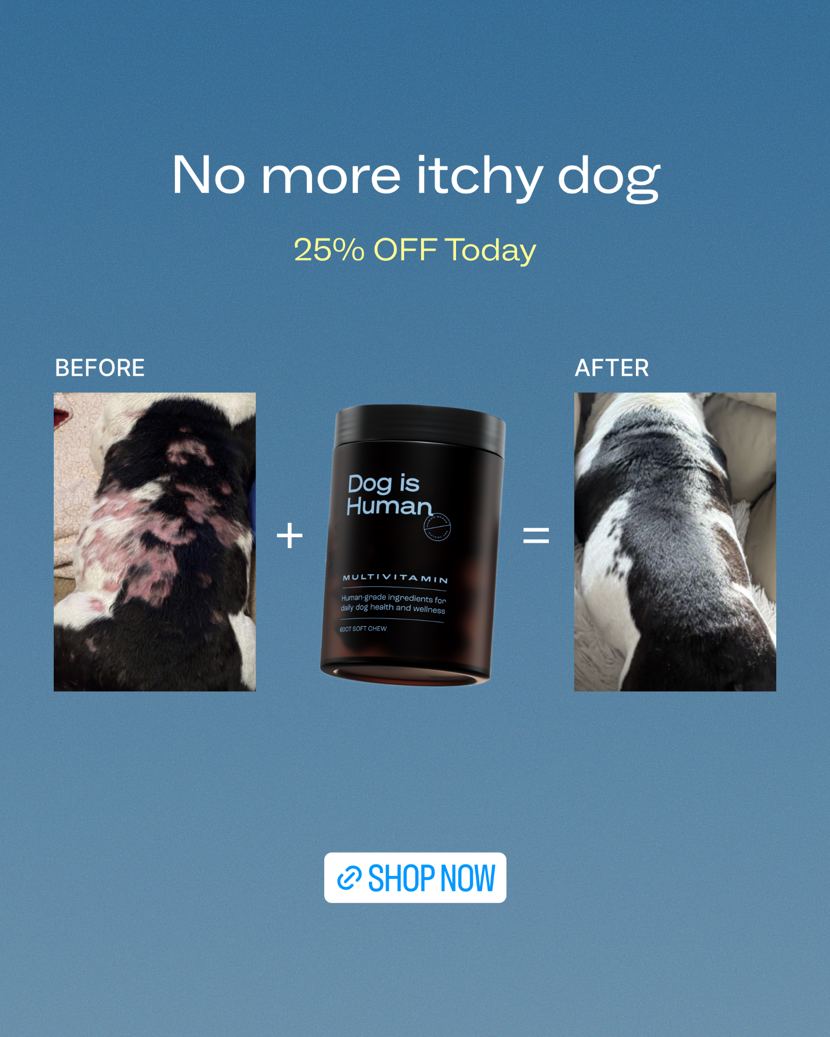 Dog is Human Facebook ad