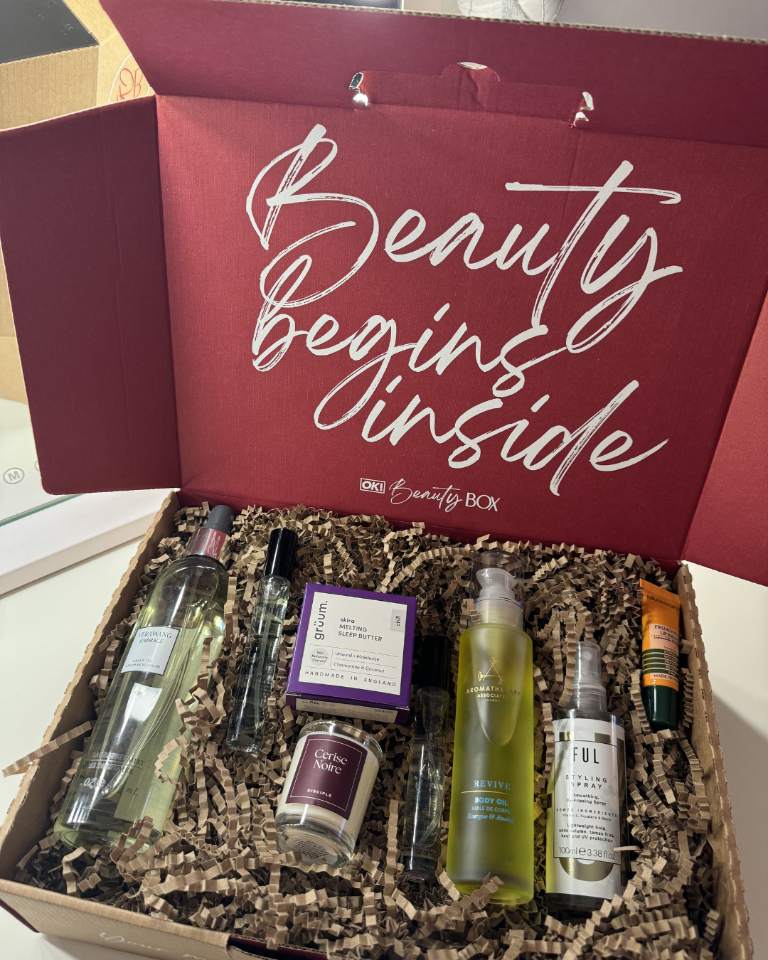 OK Beauty Box Facebook ad