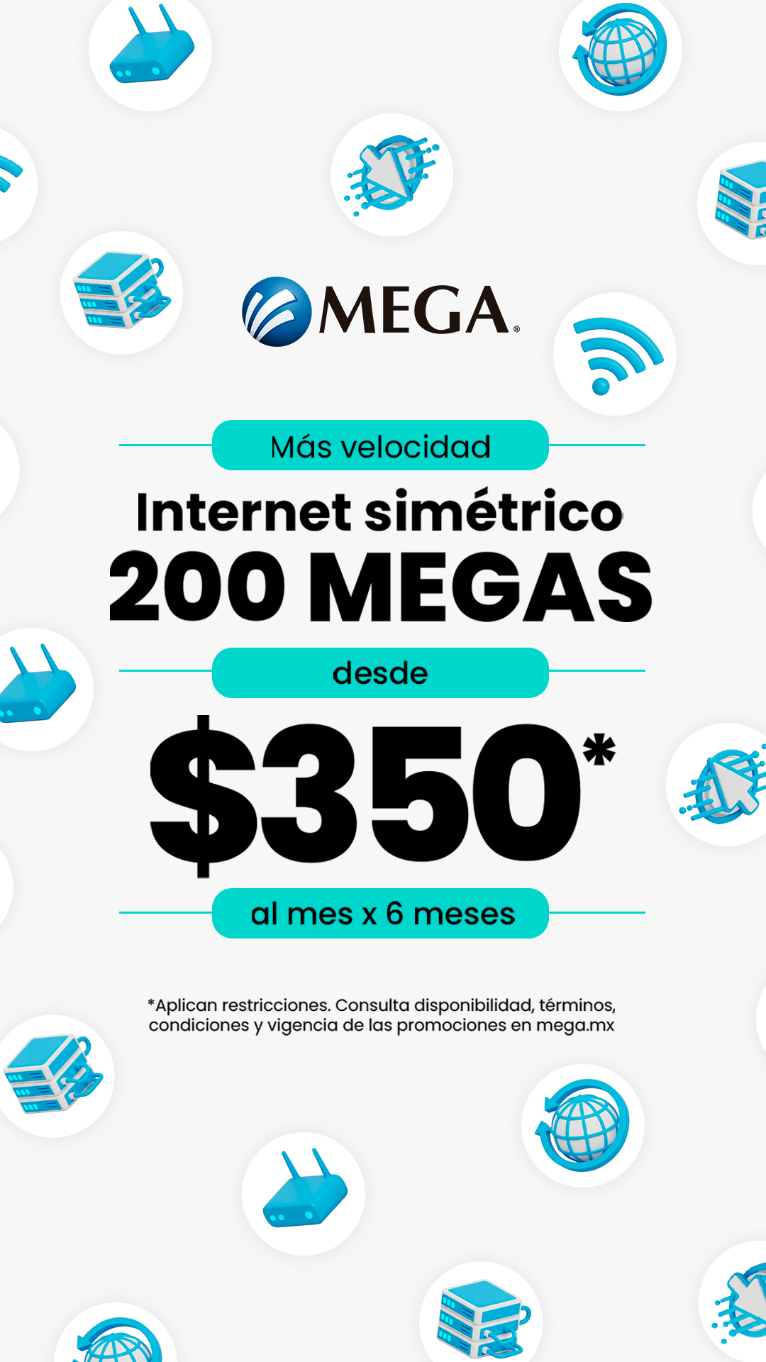 Megacable, Conectamos tu vida Facebook ad